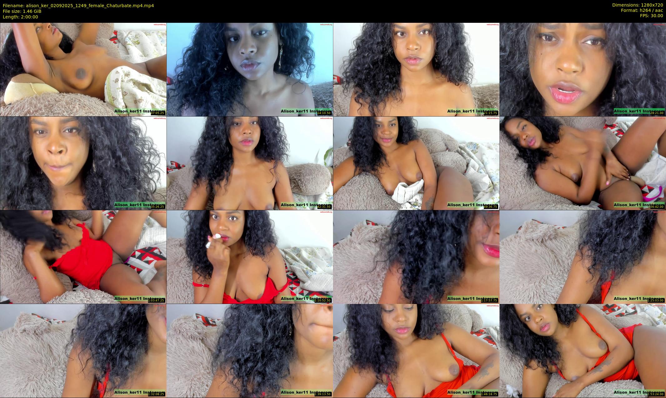 alison_ker — 120 minute Chaturbate female cam show recording, 720p, Sep 2, 2025