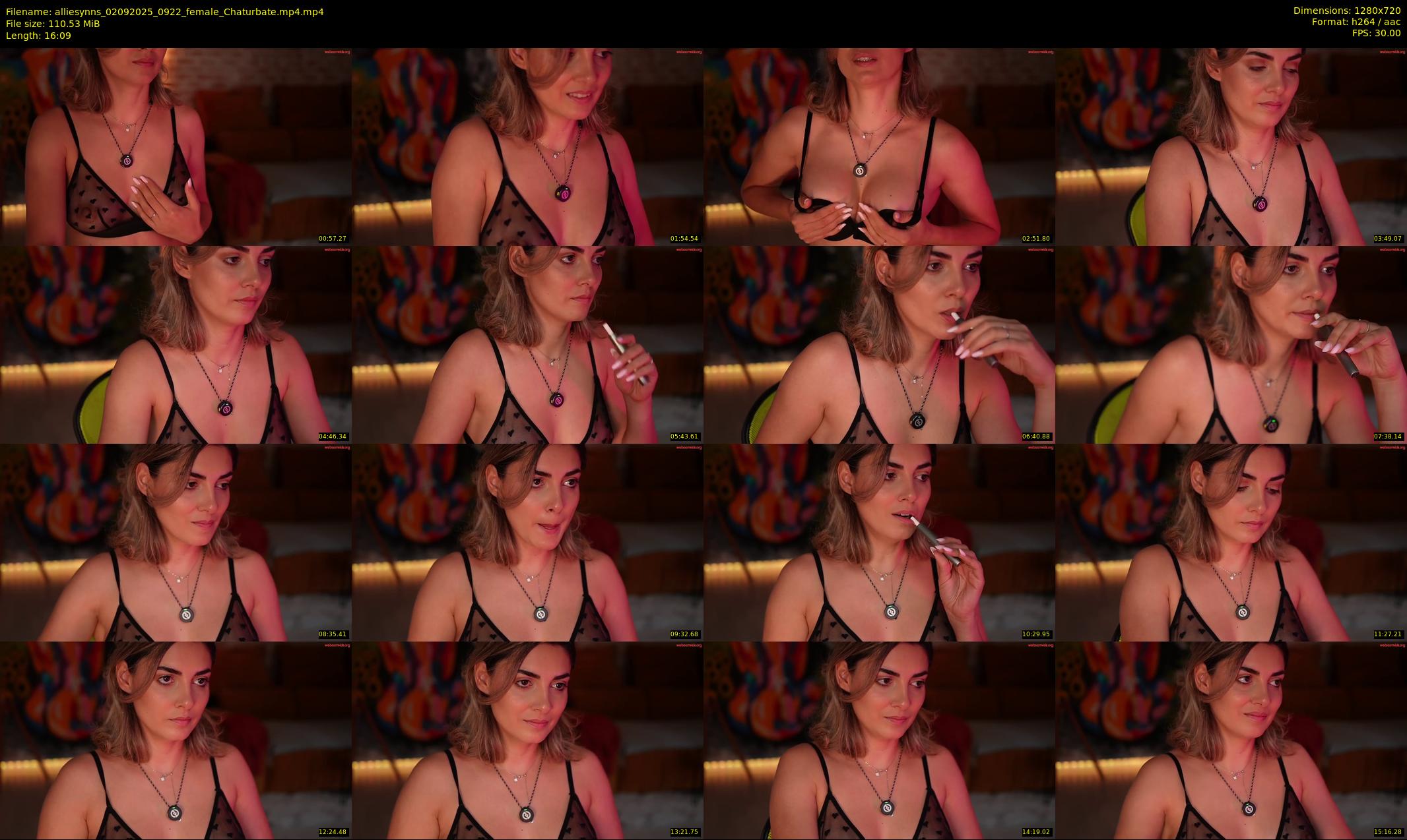 alliesynns — 17 minute Chaturbate female cam show recording, 720p, Sep 2, 2025