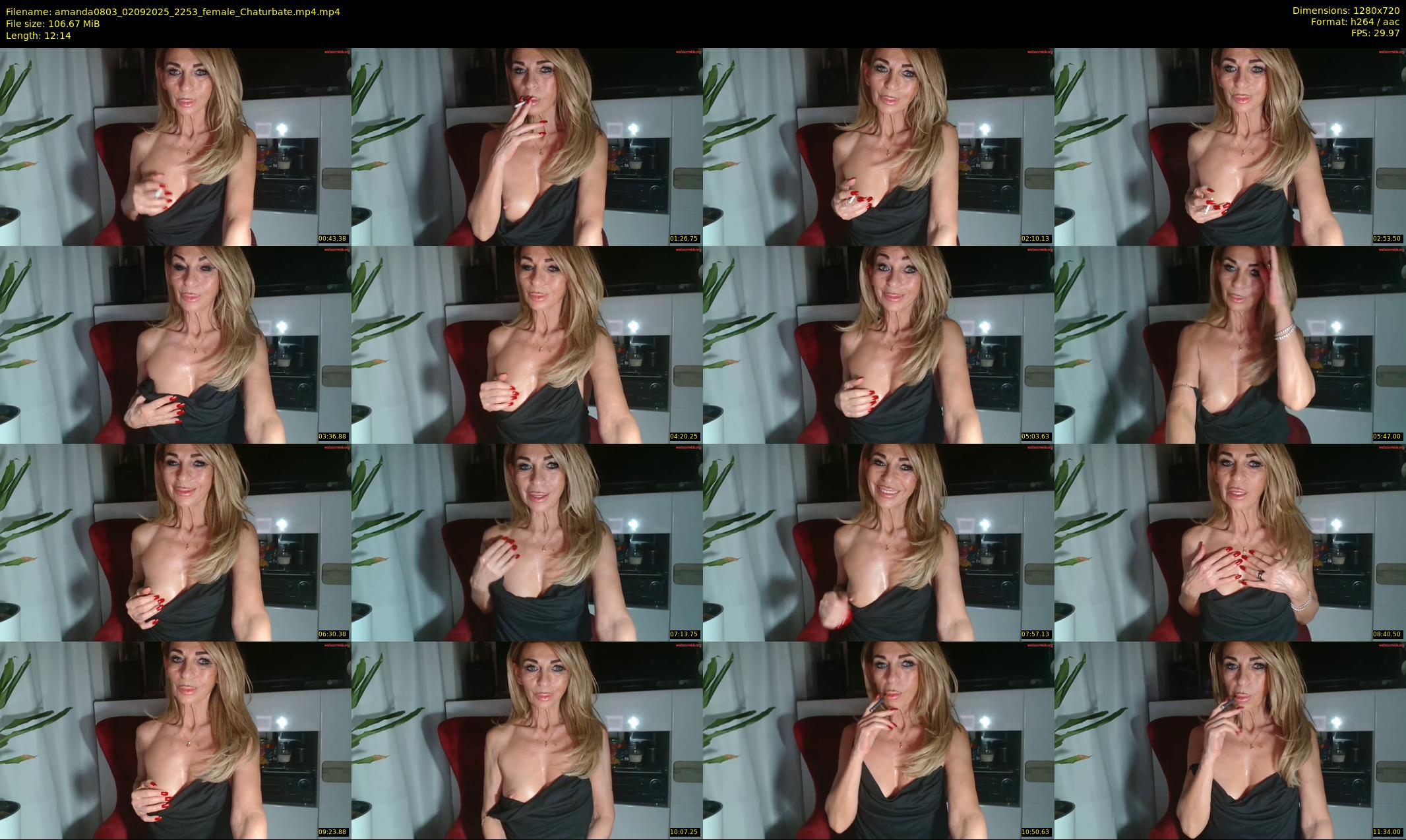 amanda0803 — 13 minute Chaturbate female cam show recording, 720p, Sep 2, 2025