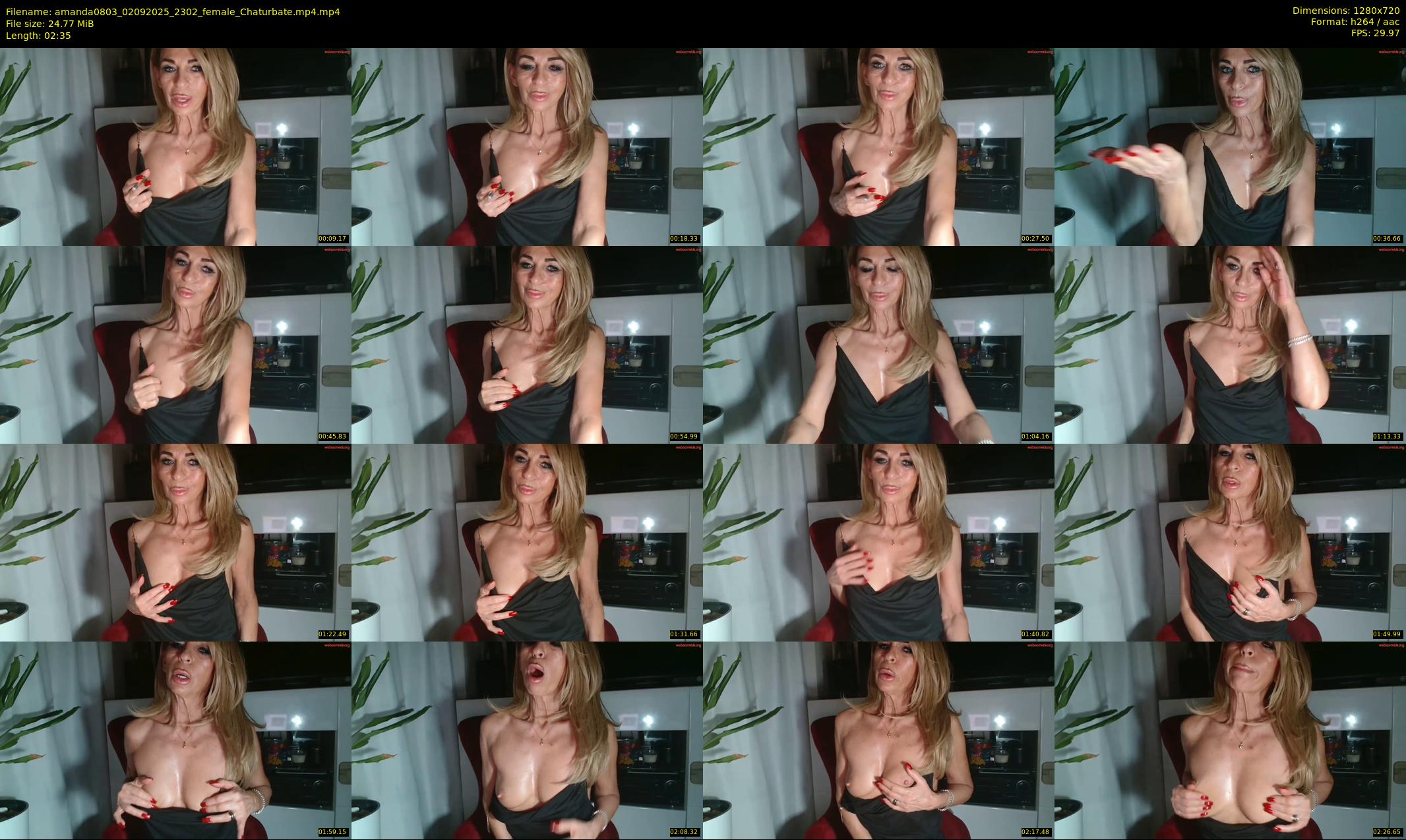amanda0803 — 3 minute Chaturbate female cam show recording, 720p, Sep 2, 2025