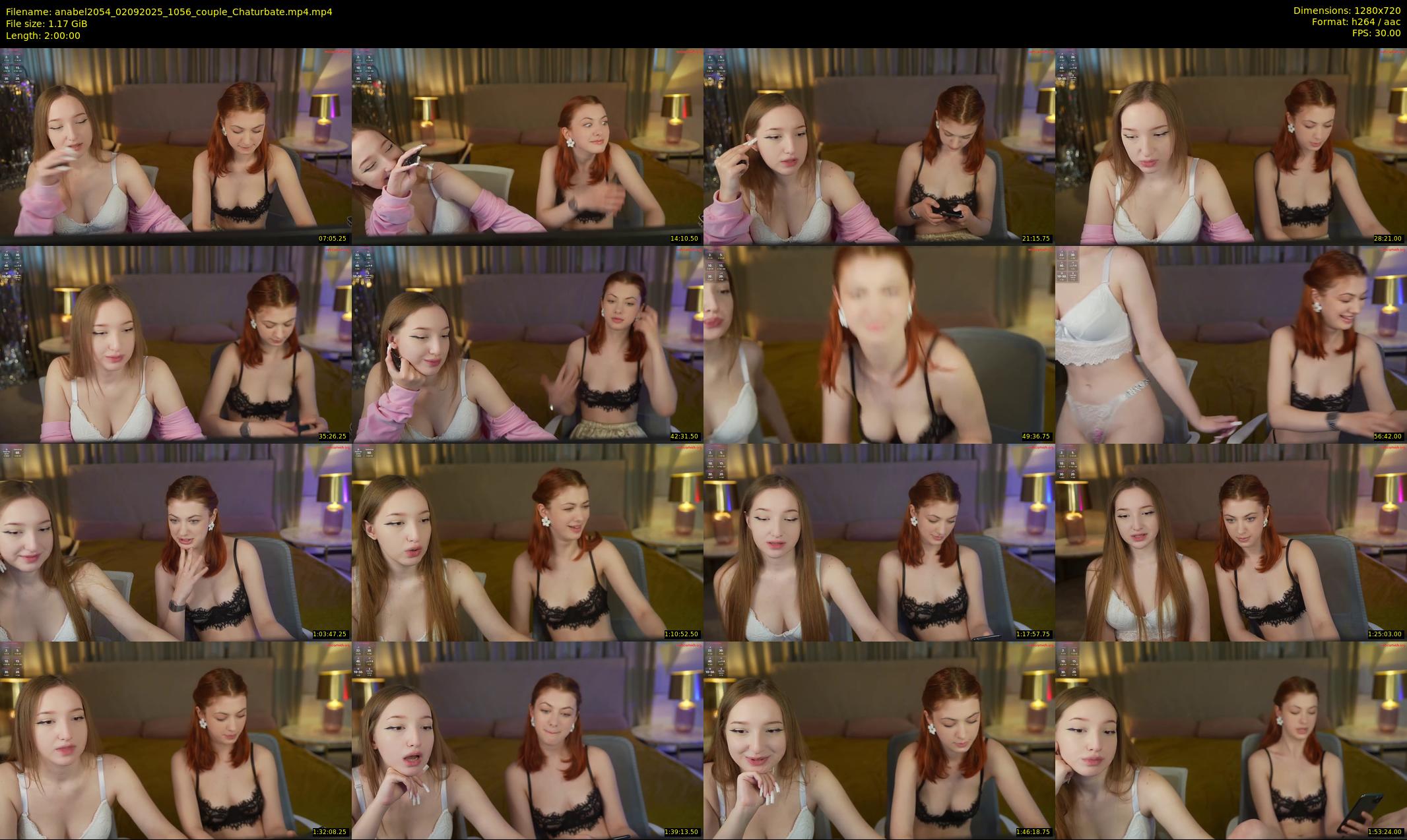 anabel2054 — 120 minute Chaturbate female cam show recording, 720p, Sep 2, 2025