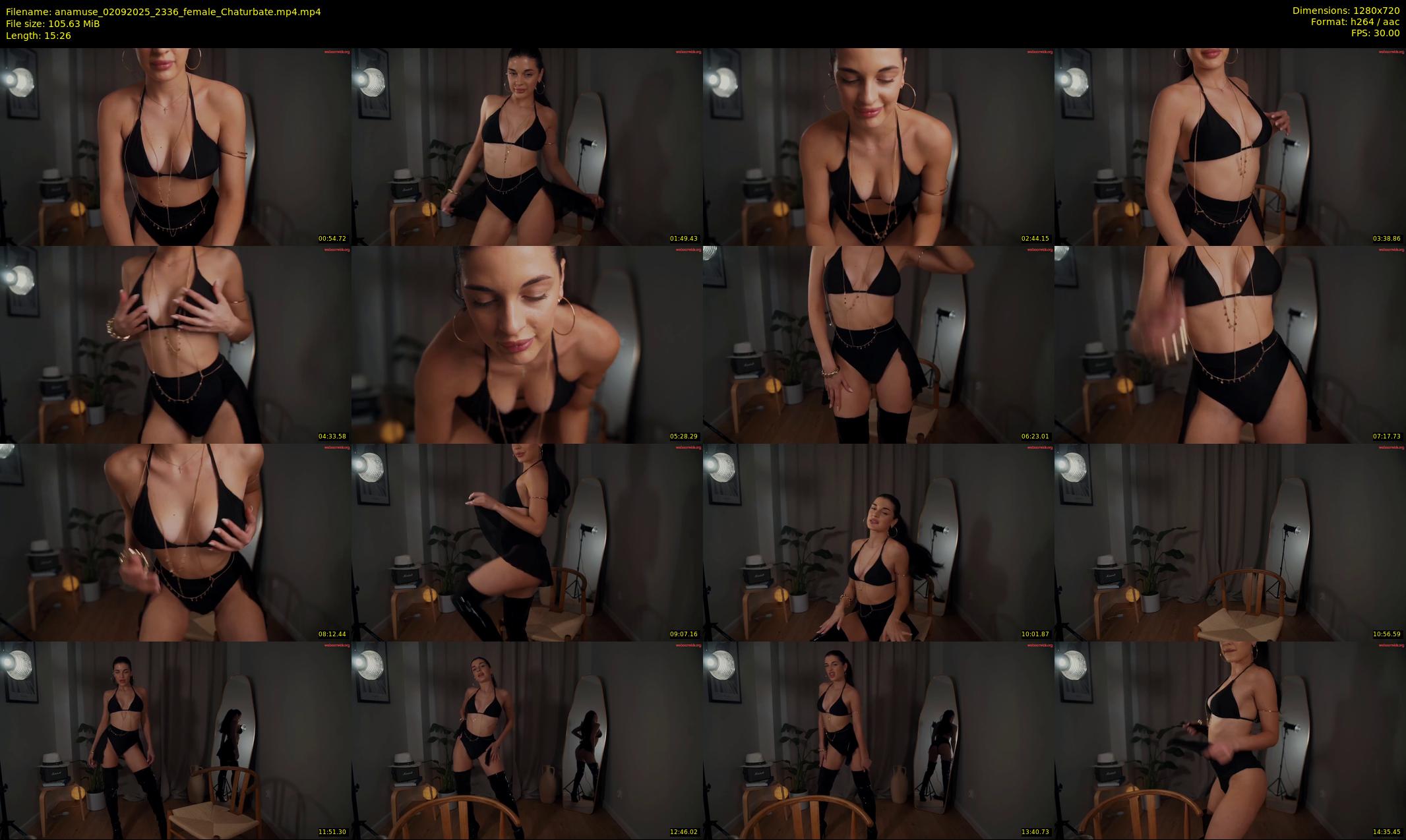 anamuse — 16 minute Chaturbate female cam show recording, 720p, Sep 2, 2025