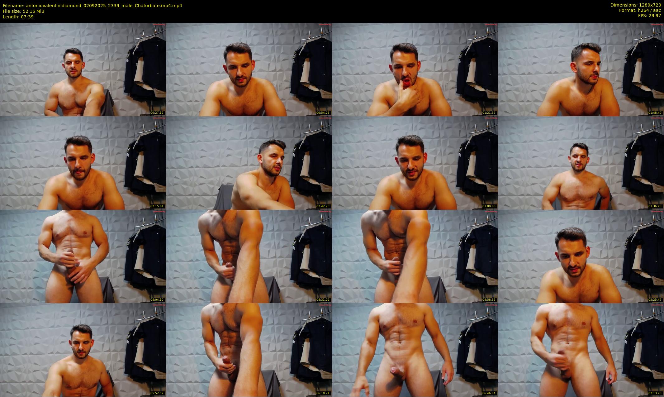 antoniovalentinidiamond — 8 minute Chaturbate male cam show recording, 720p, Sep 2, 2025