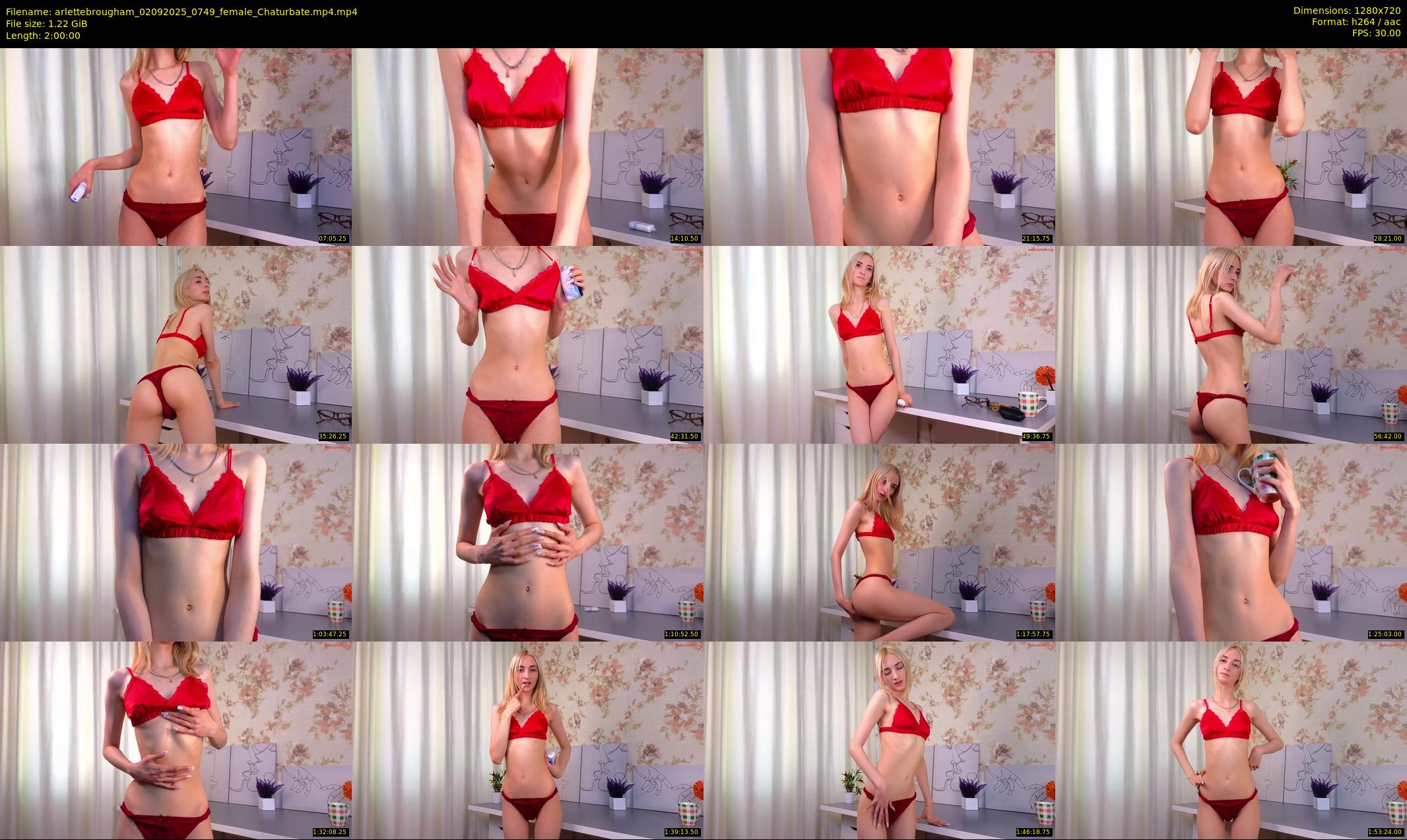 arlettebrougham — 120 minute Chaturbate female cam show recording, 720p, Sep 2, 2025