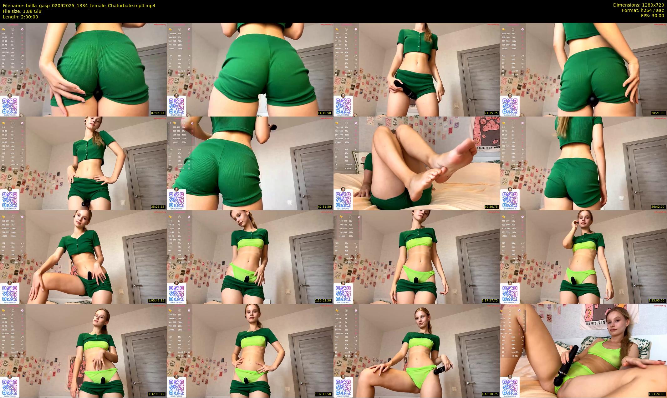 bella_gasp — 120 minute Chaturbate female cam show recording, 720p, Sep 2, 2025