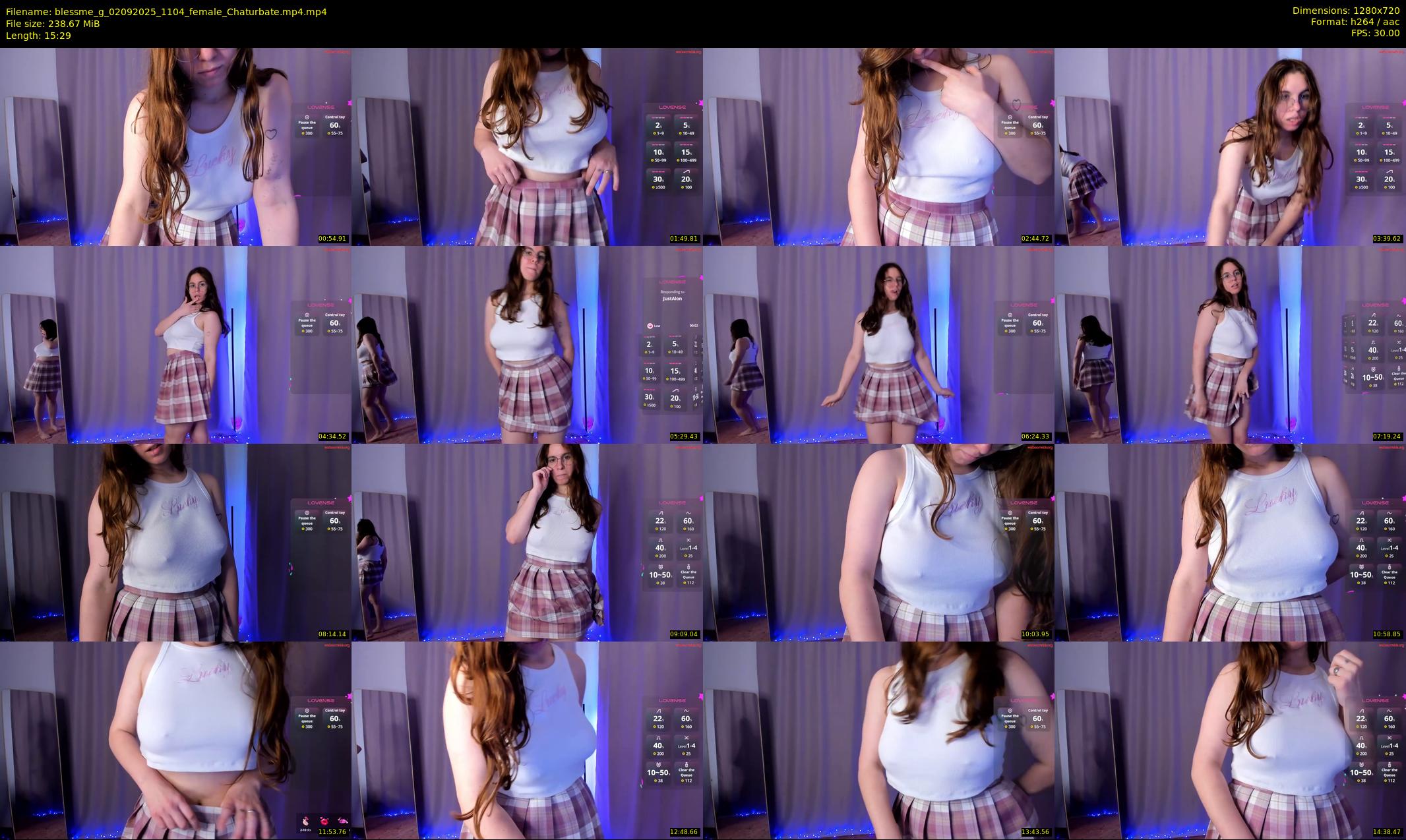 blessme_g — 16 minute Chaturbate female cam show recording, 720p, Sep 2, 2025