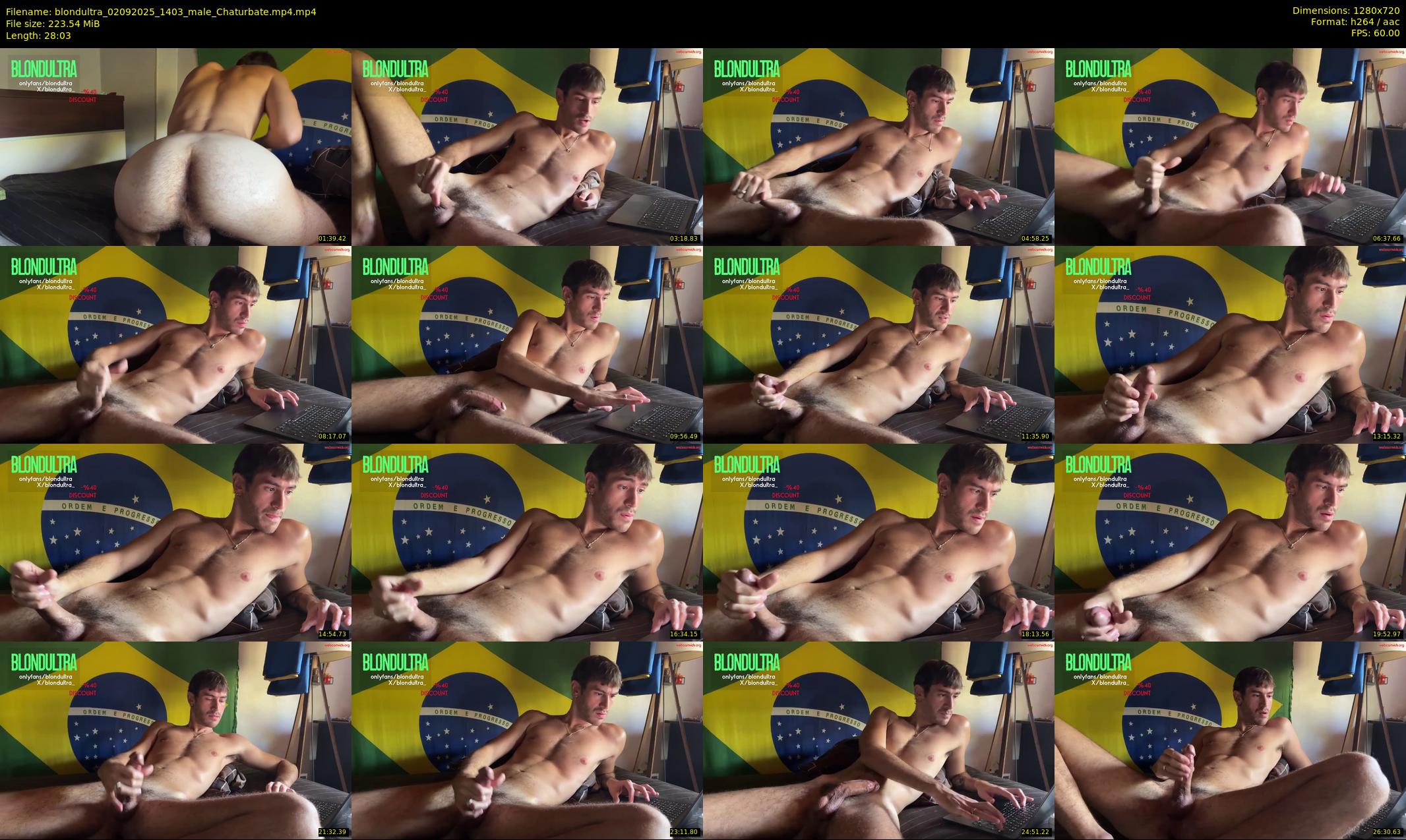 blondultra — 29 minute Chaturbate male cam show recording, 720p, Sep 2, 2025