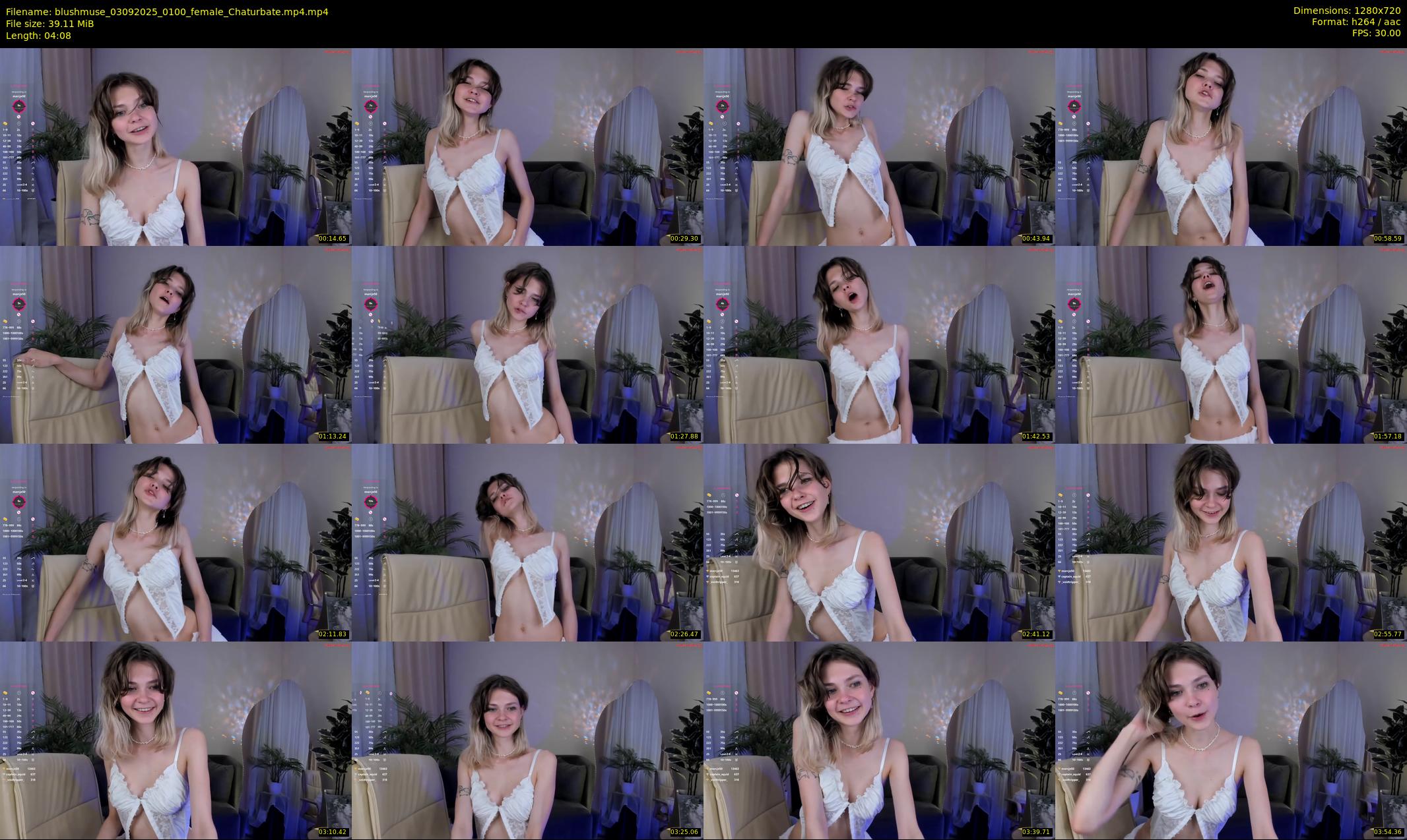 blushmuse — 5 minute Chaturbate female cam show recording, 720p, Sep 3, 2025