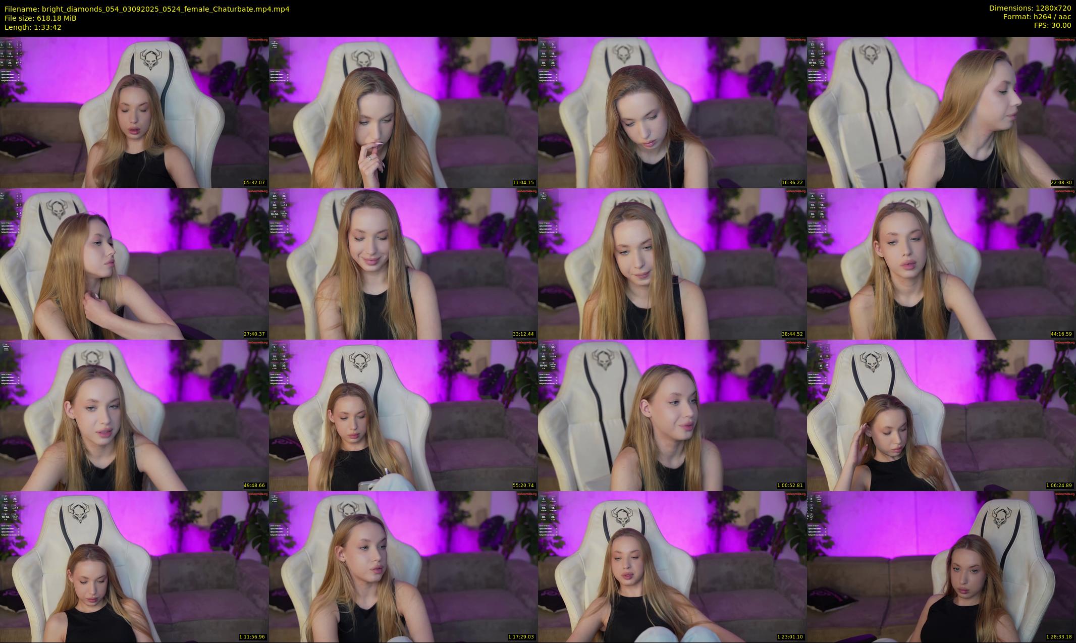 bright_diamonds_054 — 94 minute Chaturbate couple cam show recording, 720p, Sep 3, 2025