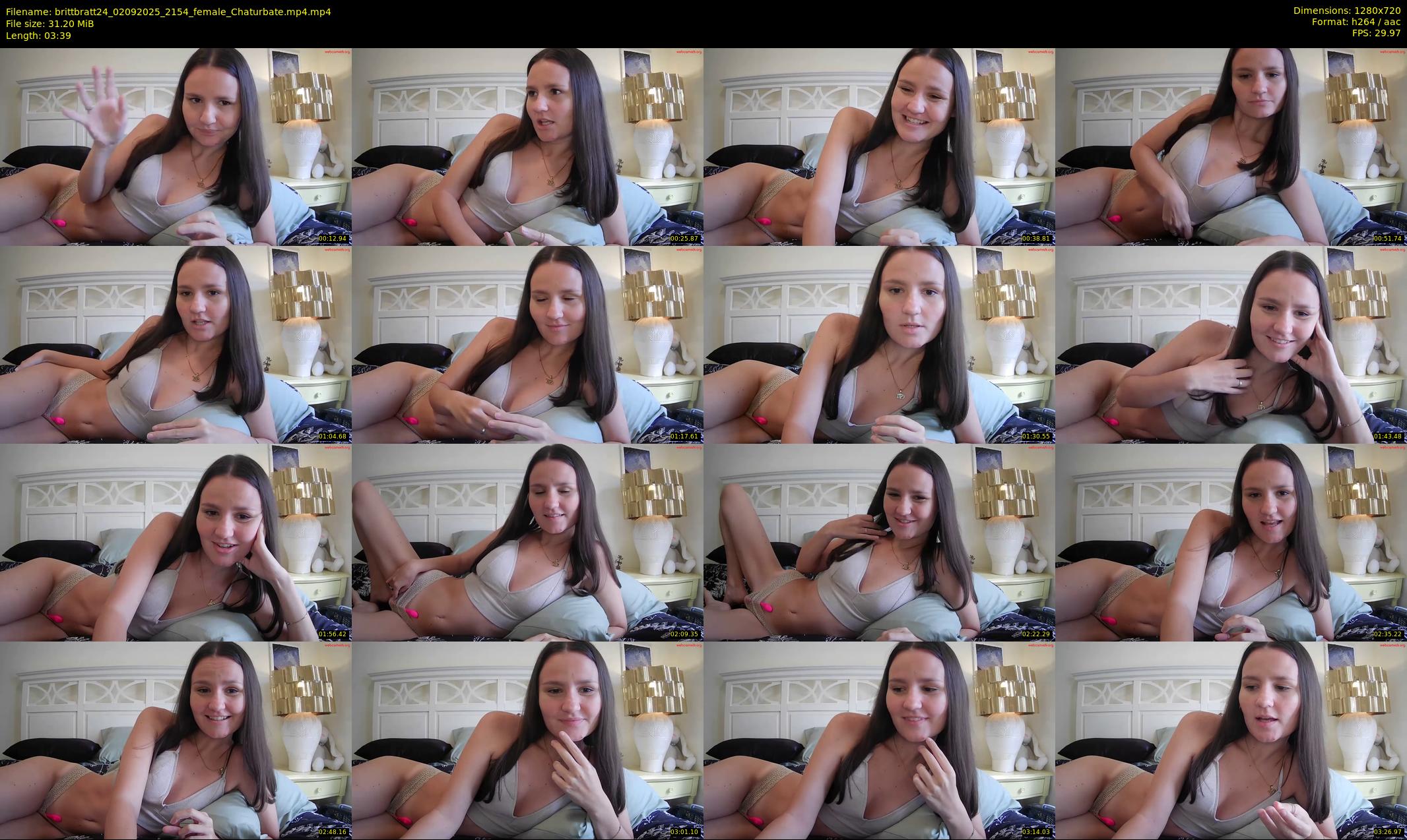 brittbratt24 — 4 minute Chaturbate female cam show recording, 720p, Sep 2, 2025