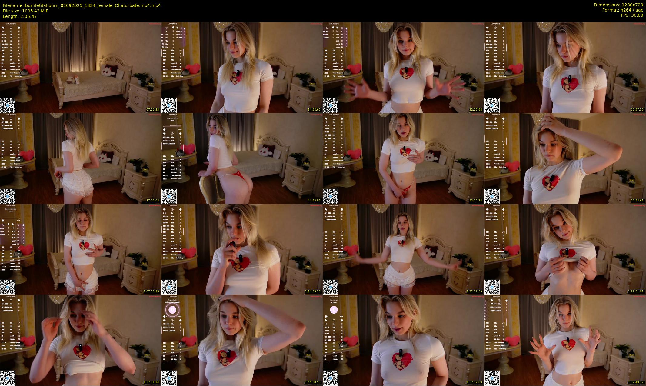 burnletitallburn — 127 minute Chaturbate female cam show recording, 720p, Sep 2, 2025