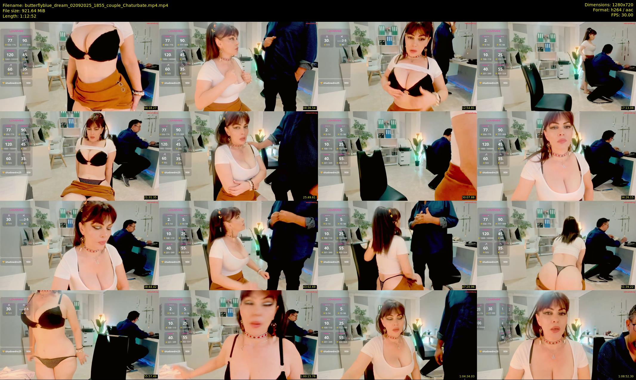 butterflyblue_dream — 73 minute Chaturbate couple cam show recording, 720p, Sep 2, 2025