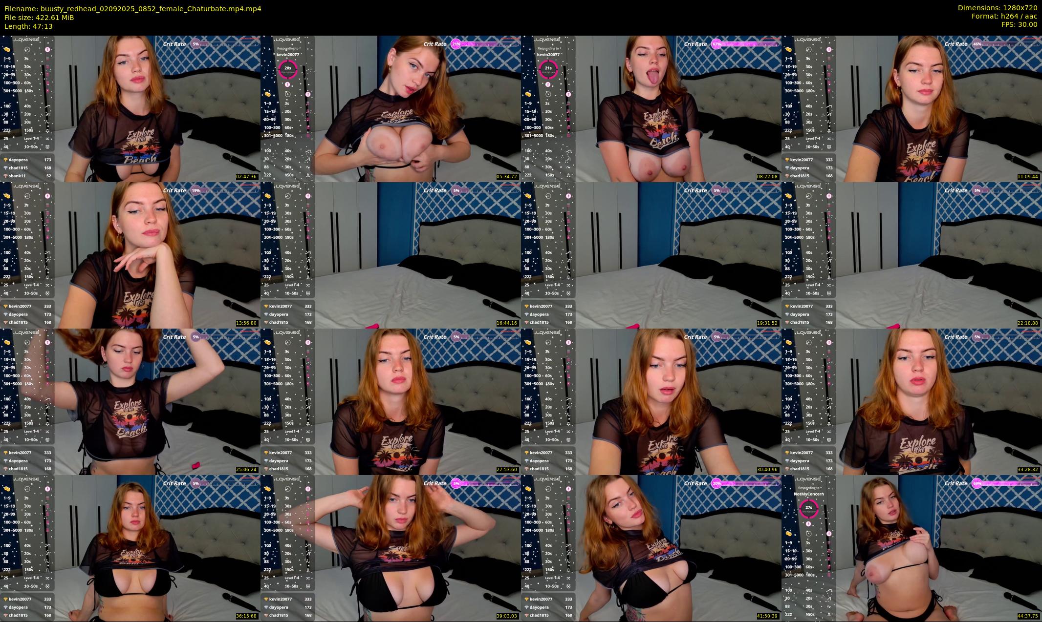 buusty_redhead — 48 minute Chaturbate female cam show recording, 720p, Sep 2, 2025