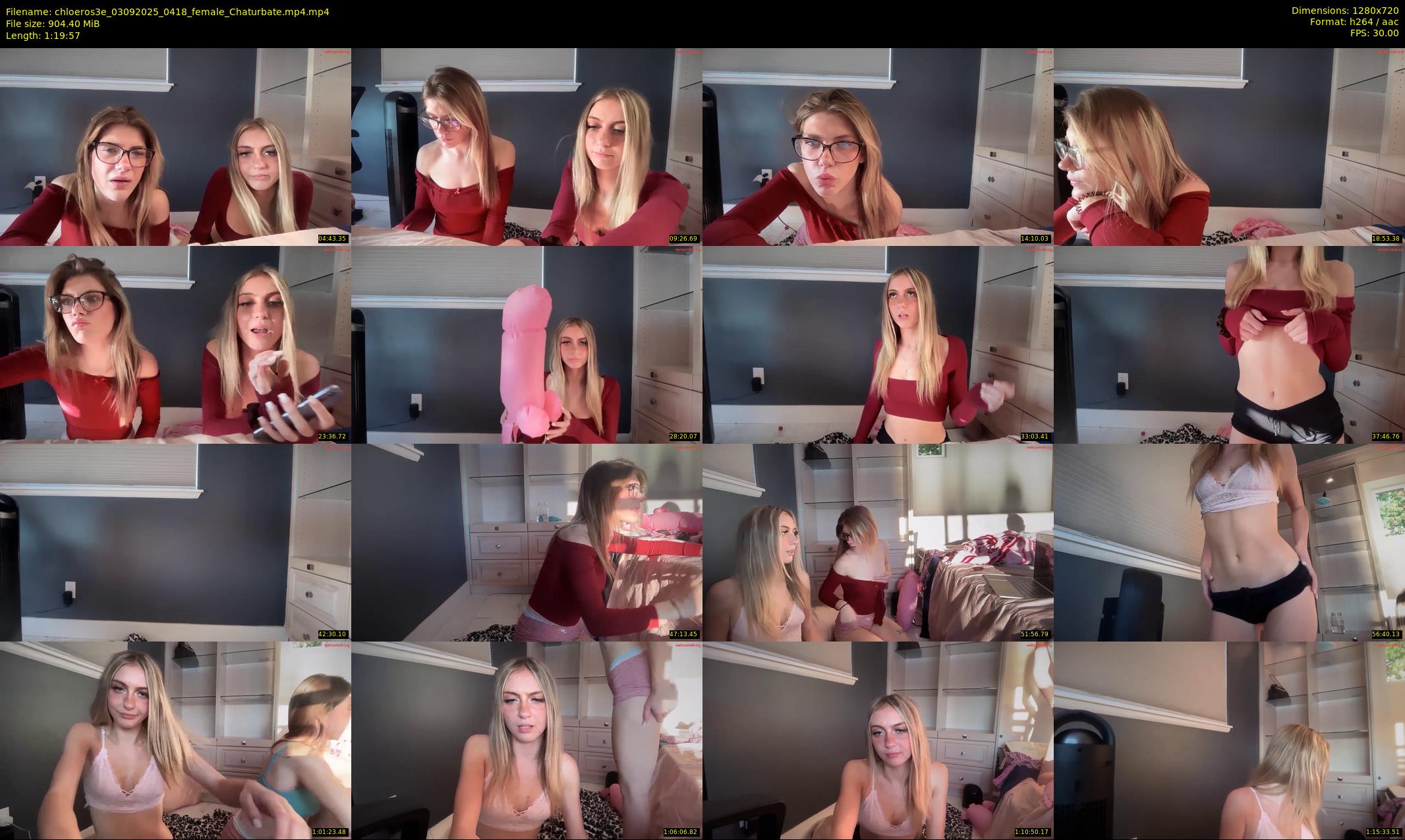 chloeros3e — 80 minute Chaturbate female cam show recording, 720p, Sep 3, 2025