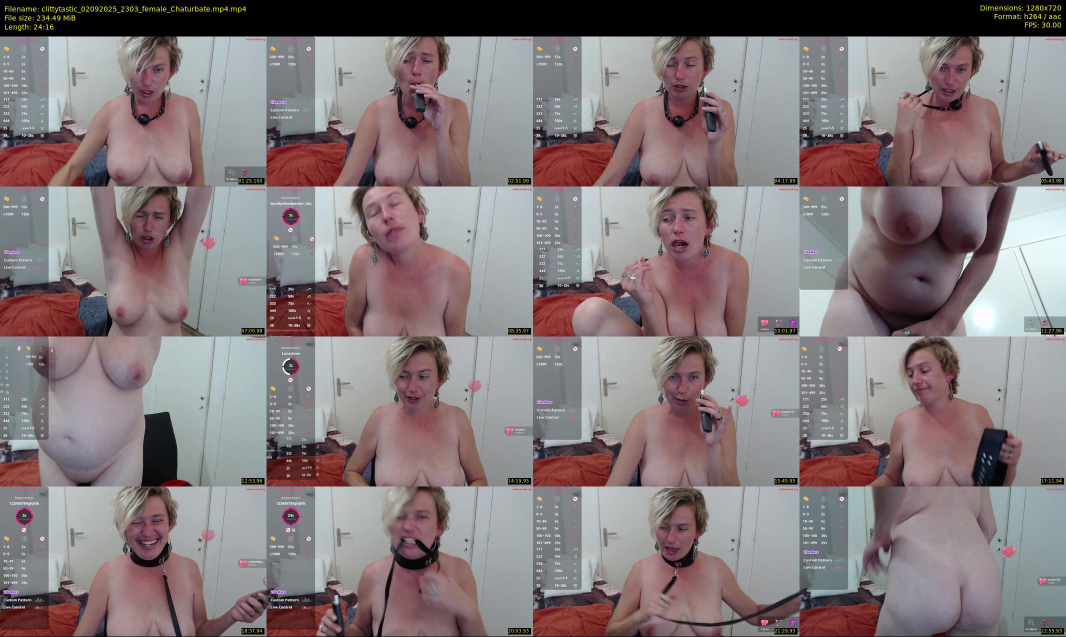 clittytastic — 25 minute Chaturbate female cam show recording, 720p, Sep 2, 2025