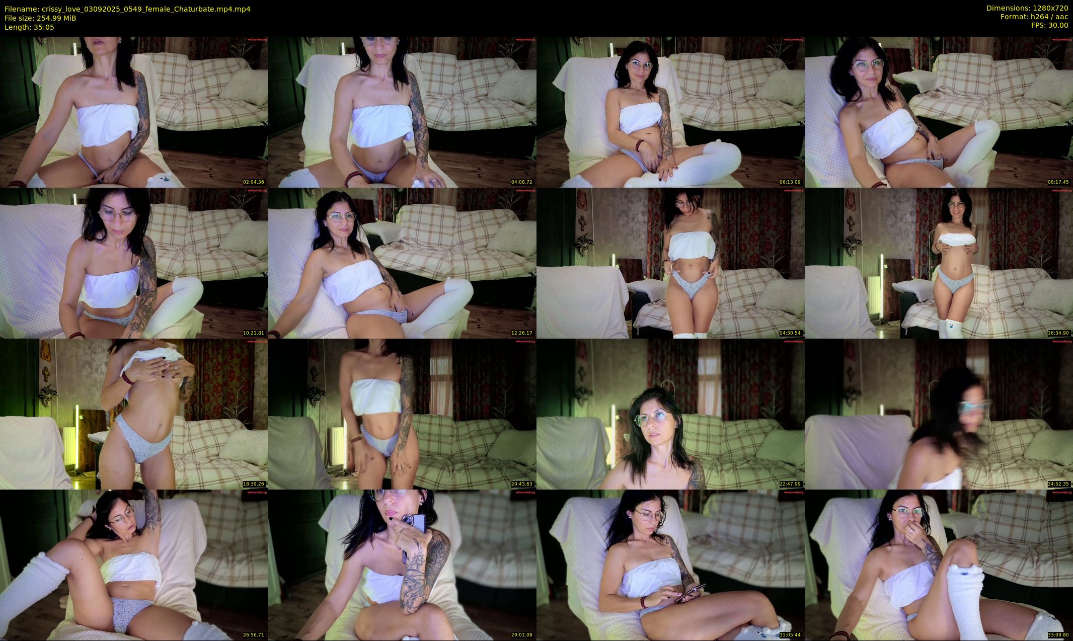 crissy_love — 36 minute Chaturbate female cam show recording, 720p, Sep 3, 2025