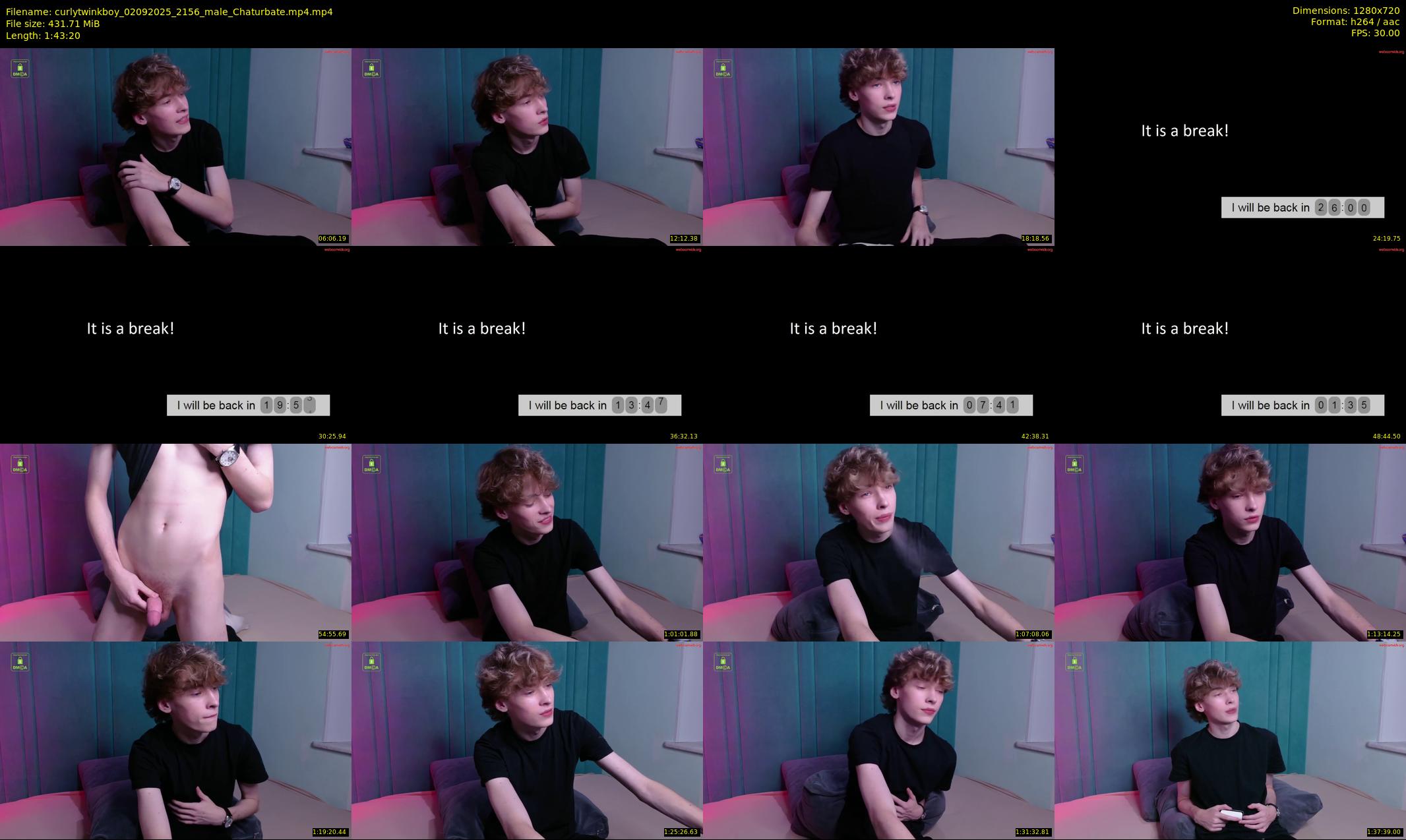 curlytwinkboy — 104 minute Chaturbate male cam show recording, 720p, Sep 2, 2025