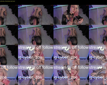 cyberzoe — 22 minute Chaturbate female cam show recording, 720p, Sep 2, 2025