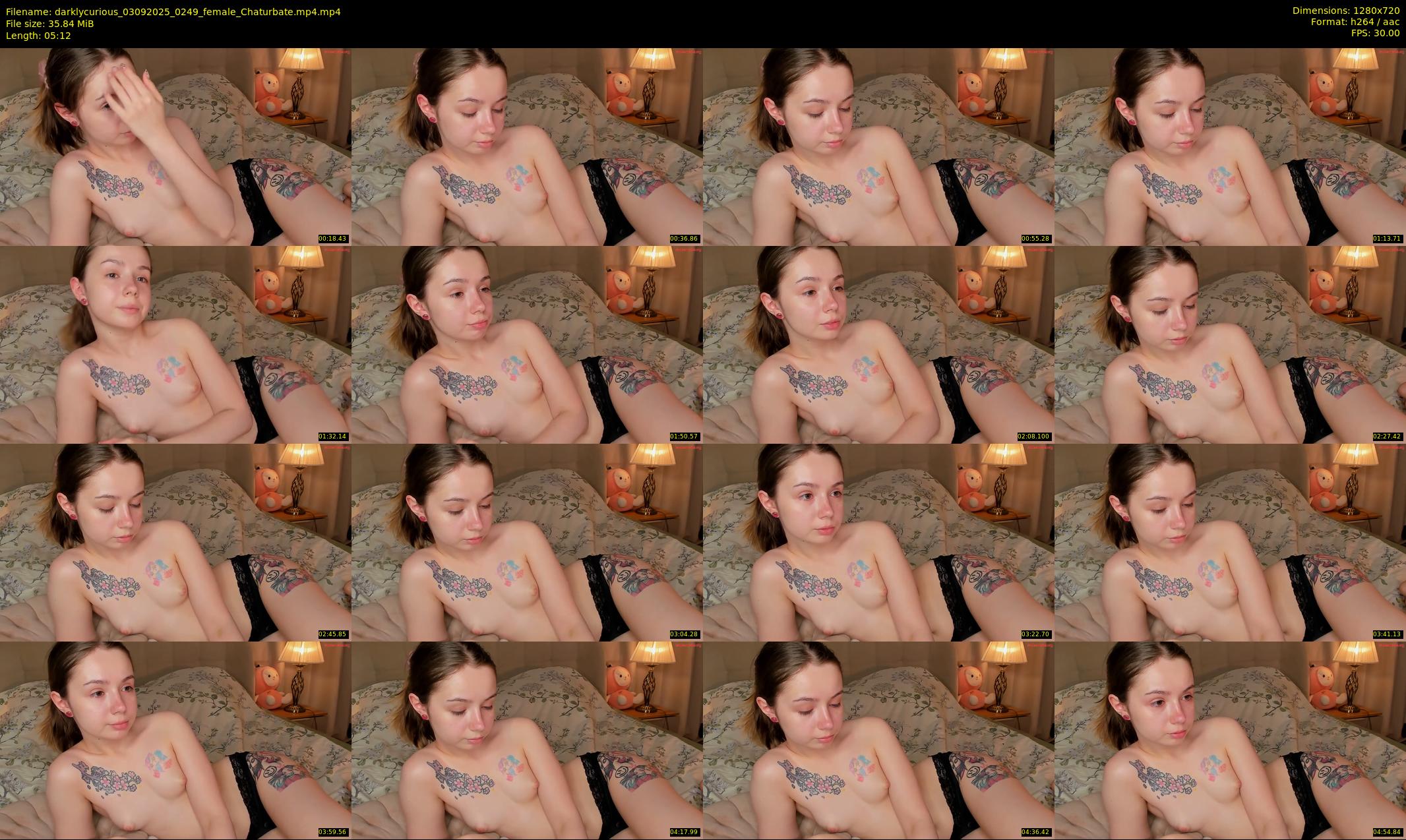 darklycurious — 6 minute Chaturbate female cam show recording, 720p, Sep 3, 2025