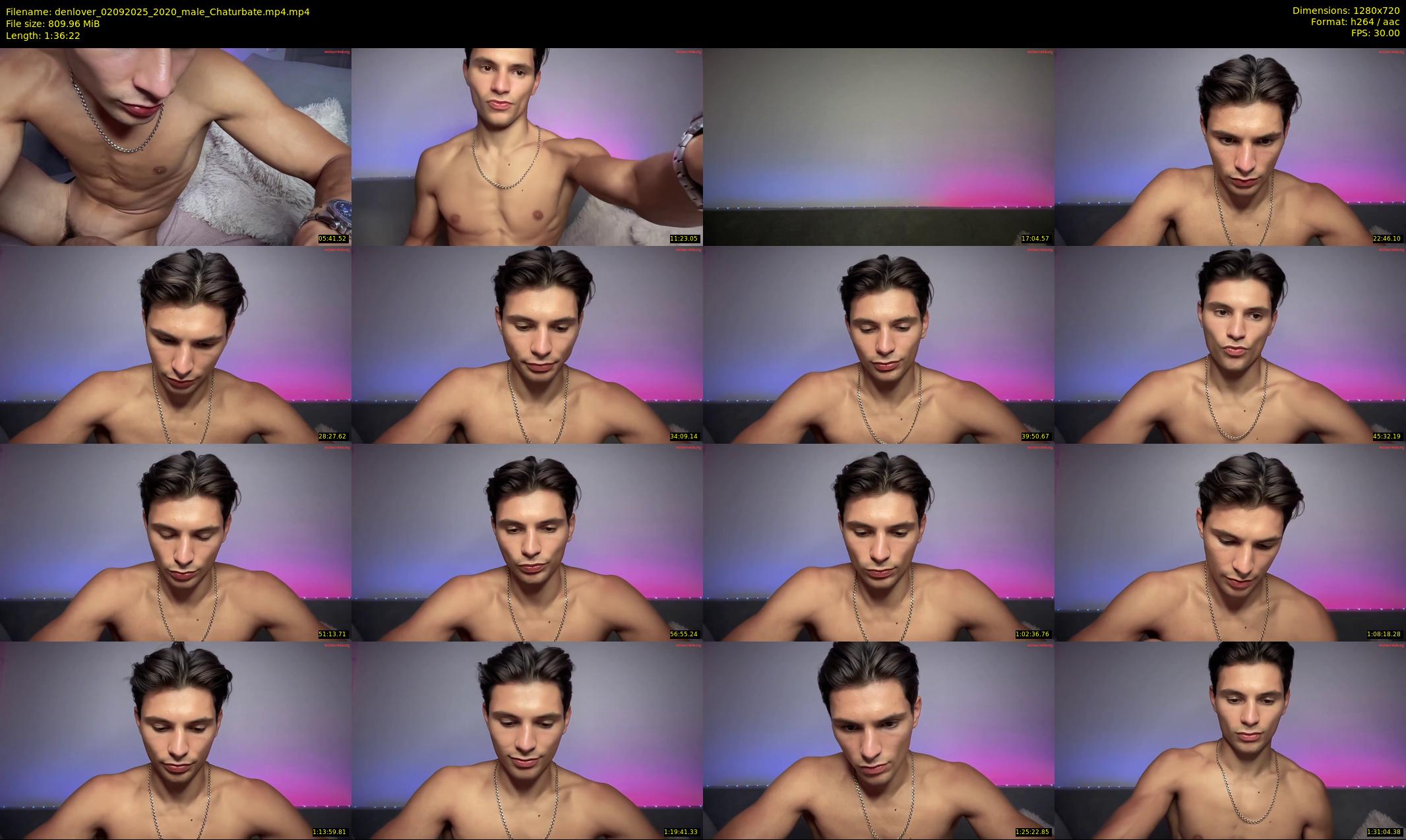 denlover — 97 minute Chaturbate male cam show recording, 720p, Sep 2, 2025