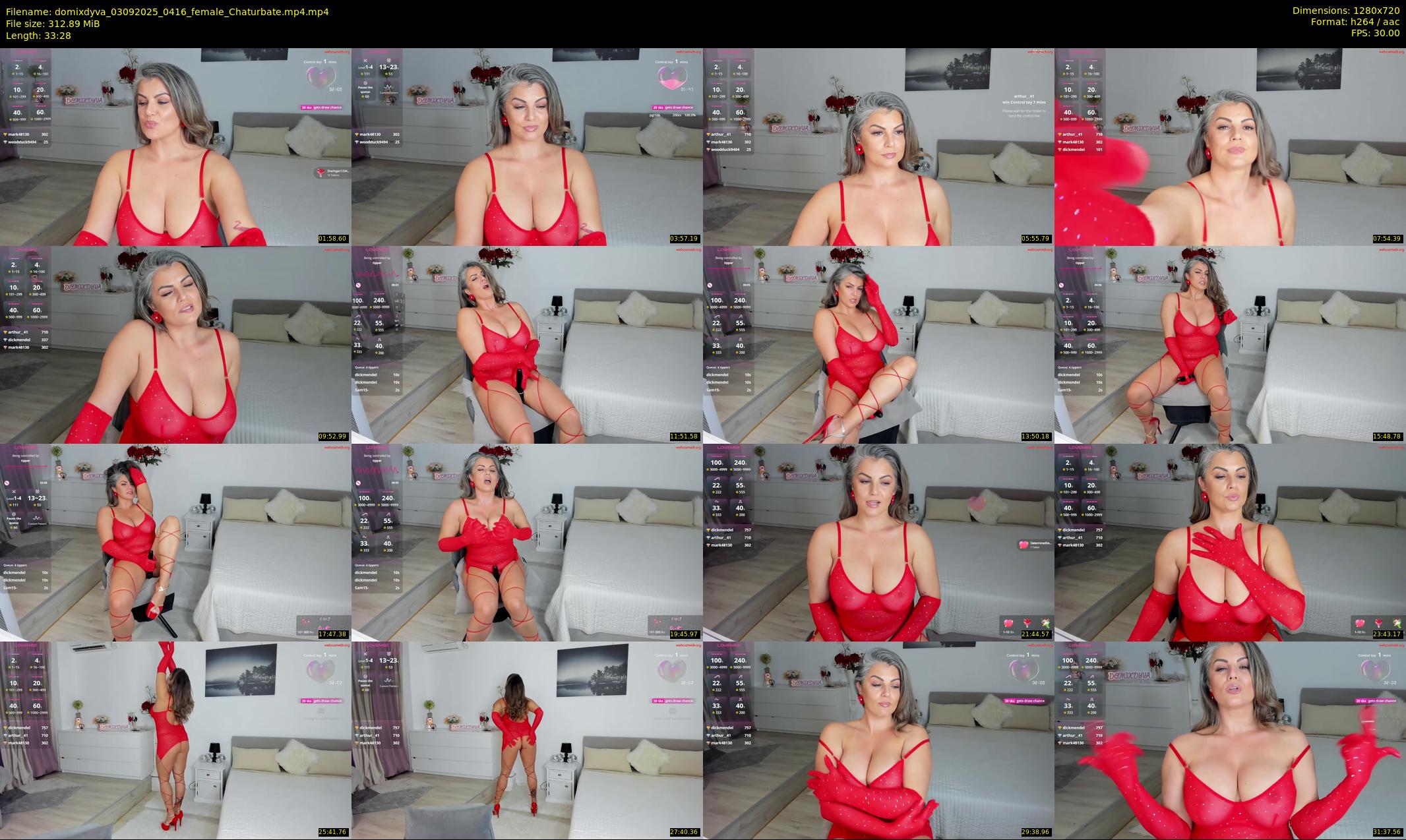 domixdyva — 34 minute Chaturbate female cam show recording, 720p, Sep 3, 2025