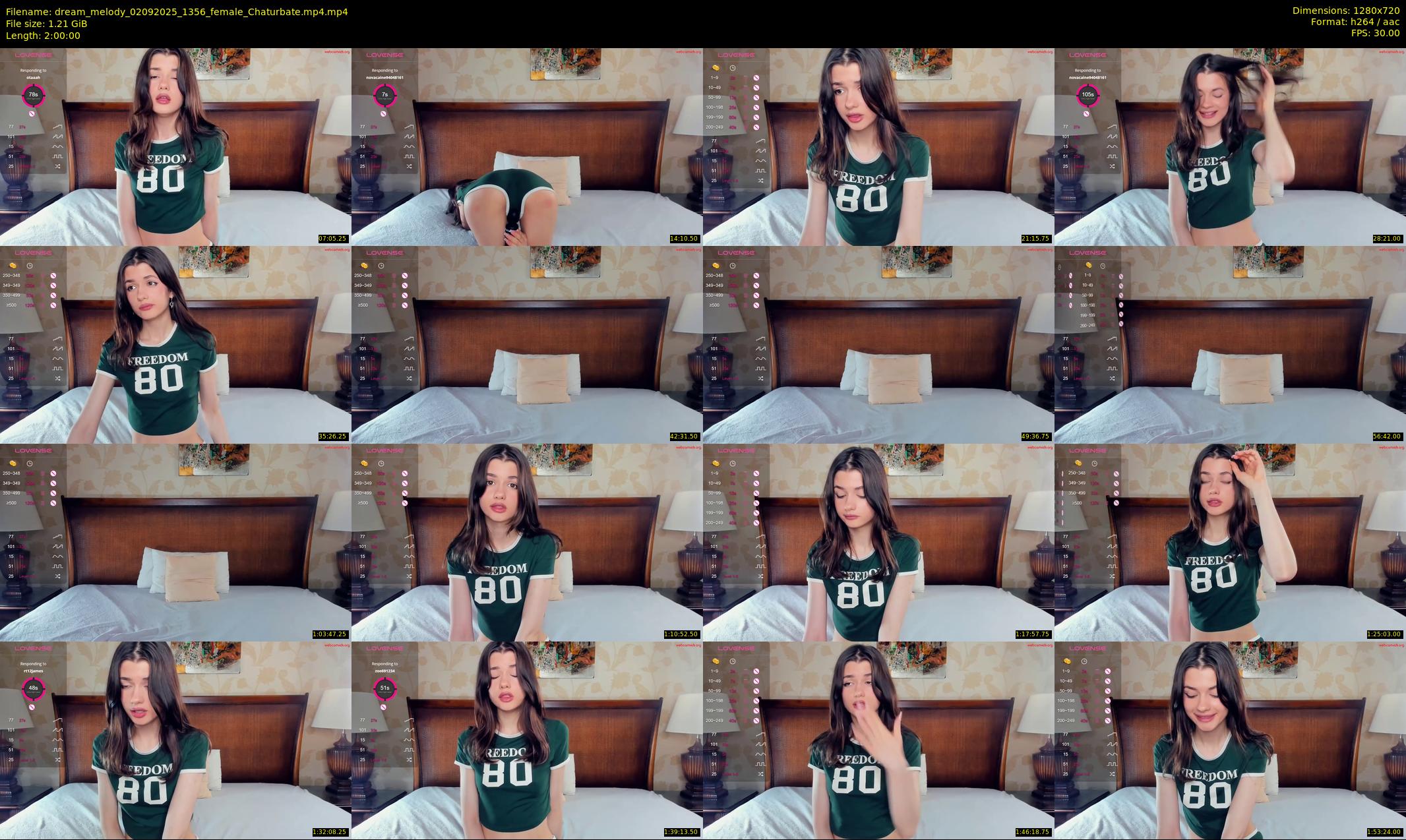 dream_melody — 120 minute Chaturbate female cam show recording, 720p, Sep 2, 2025