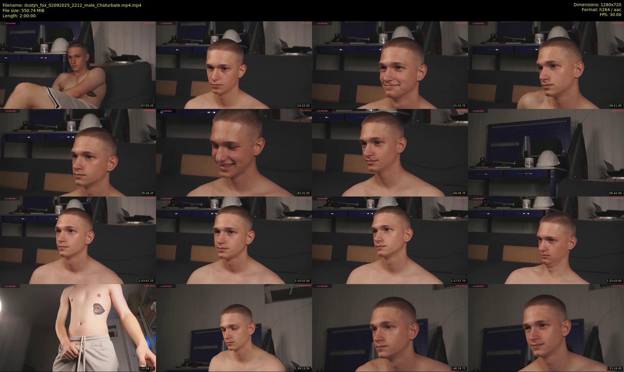 dustyn_fox — 120 minute Chaturbate male cam show recording, 720p, Sep 2, 2025