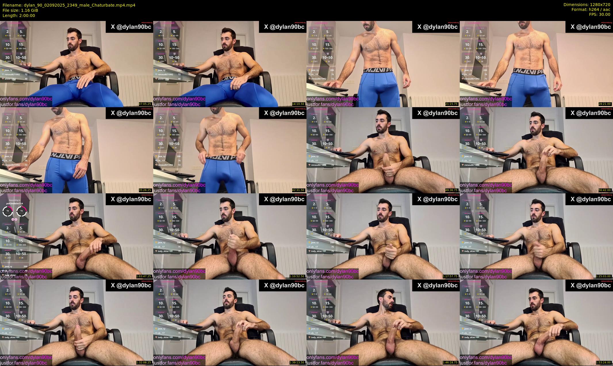 dylan_90 — 120 minute Chaturbate male cam show recording, 720p, Sep 2, 2025