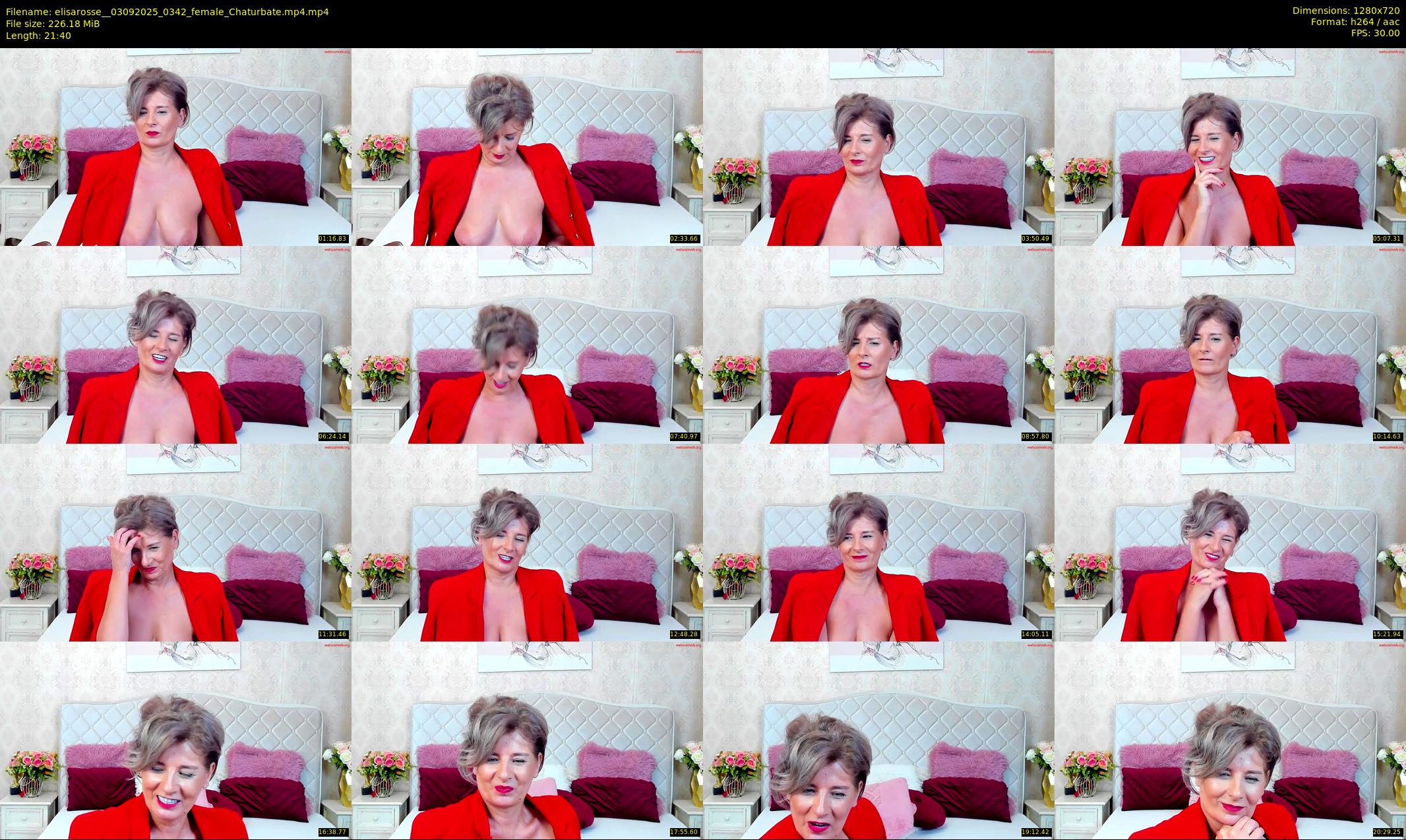 elisarosse_ — 22 minute Chaturbate female cam show recording, 720p, Sep 3, 2025