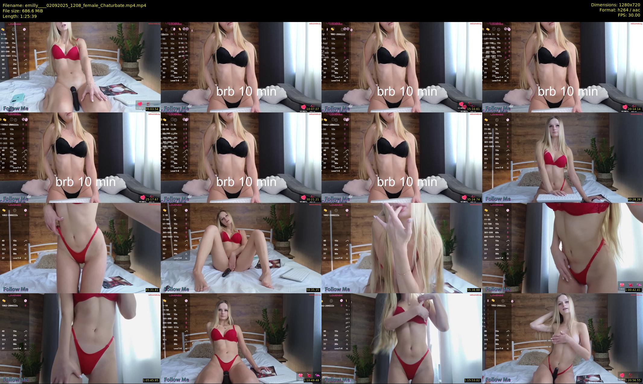 emilly___ — 86 minute Chaturbate female cam show recording, 720p, Sep 2, 2025