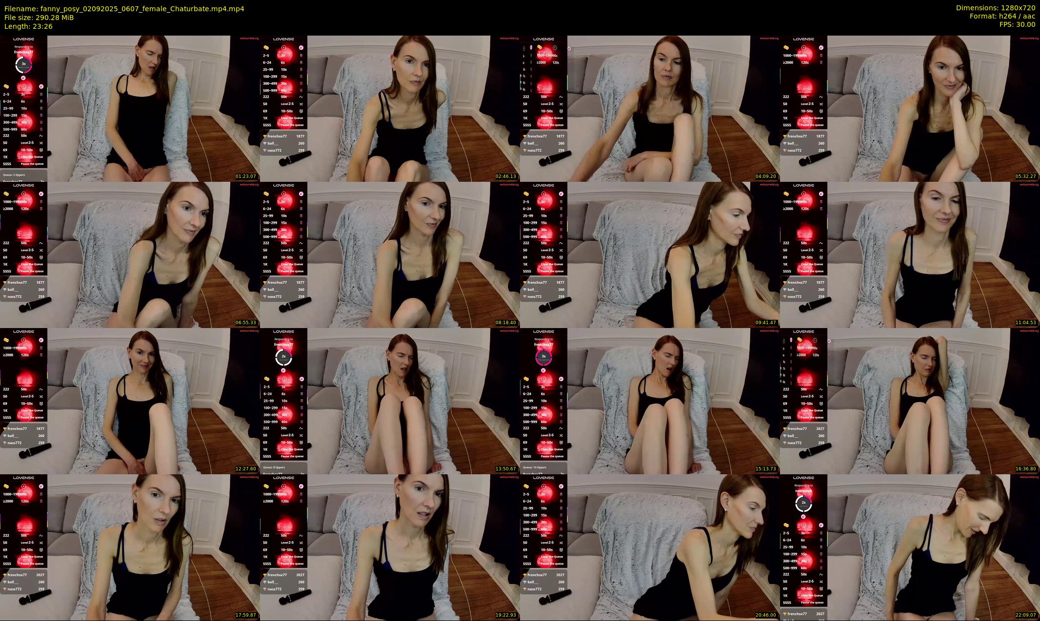 fanny_posy — 24 minute Chaturbate female cam show recording, 720p, Sep 2, 2025