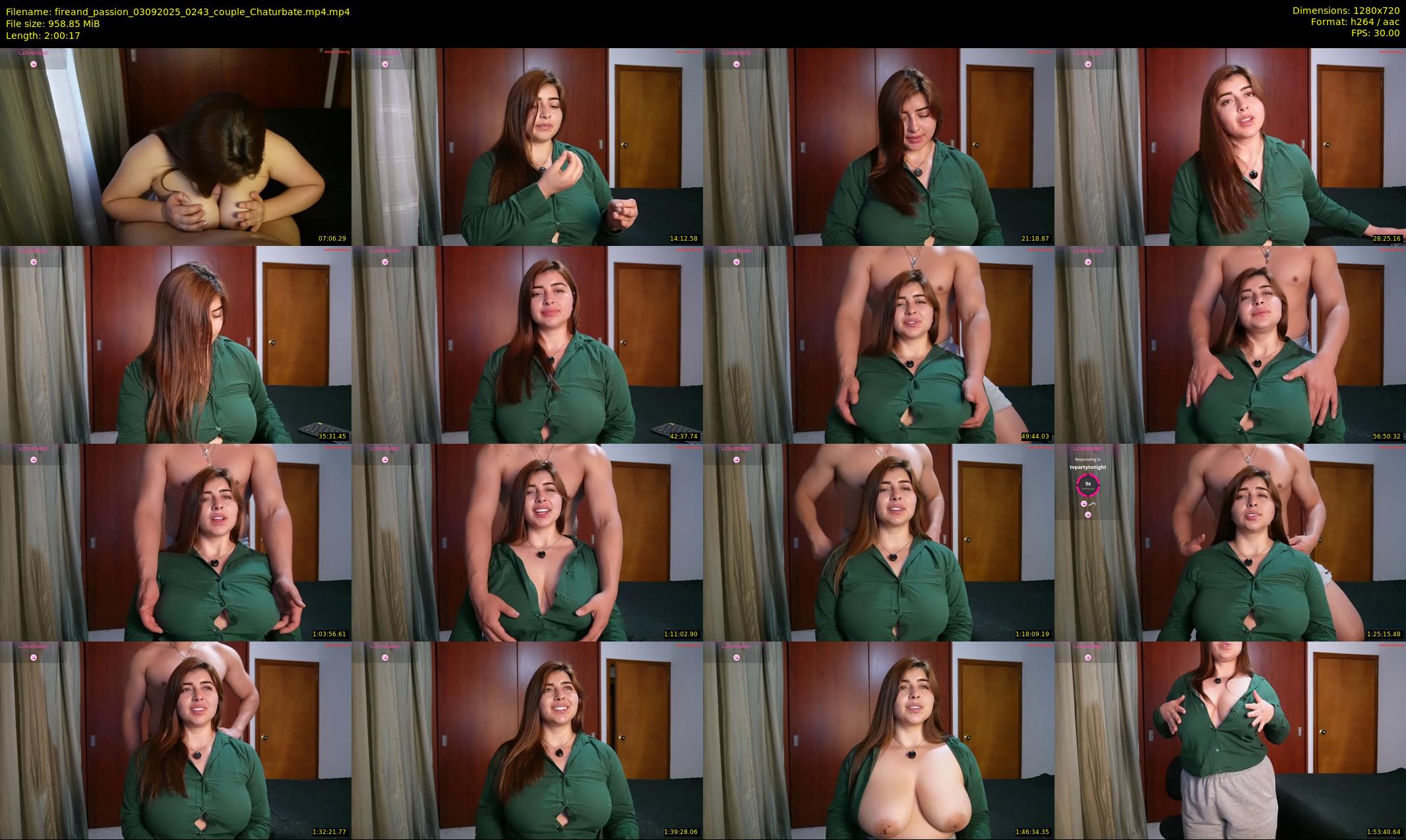 fireand_passion — 121 minute Chaturbate couple cam show recording, 720p, Sep 3, 2025