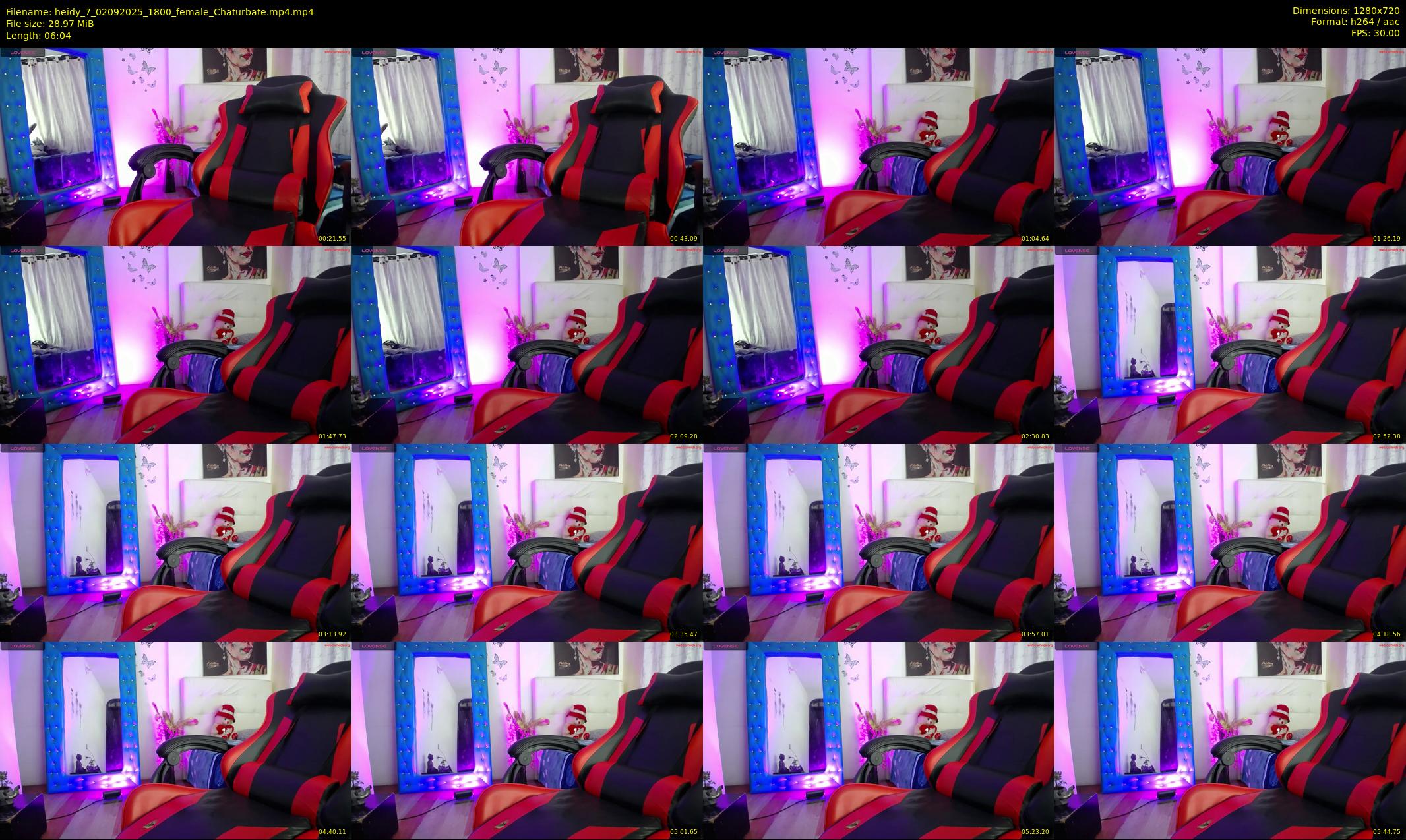 heidy_7 — 7 minute Chaturbate female cam show recording, 720p, Sep 2, 2025