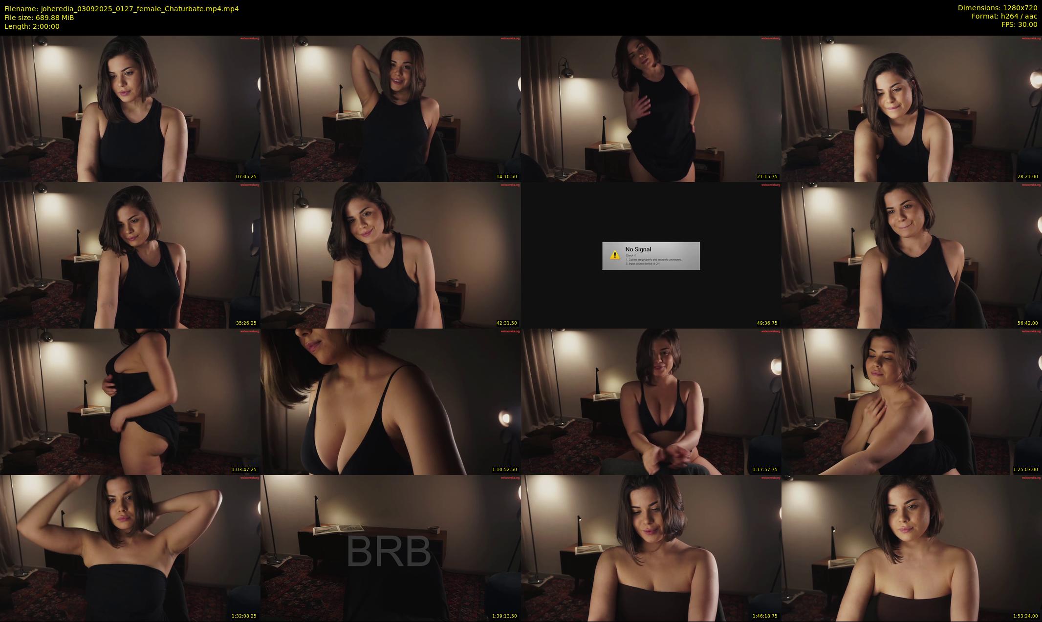 joheredia — 120 minute Chaturbate female cam show recording, 720p, Sep 3, 2025