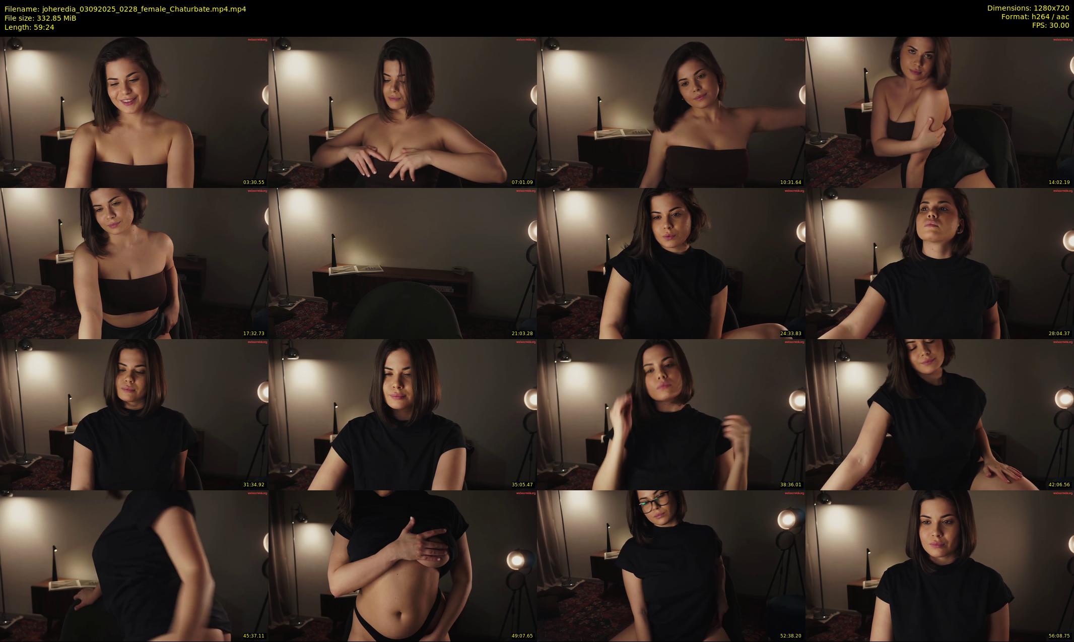 joheredia — 60 minute Chaturbate female cam show recording, 720p, Sep 3, 2025
