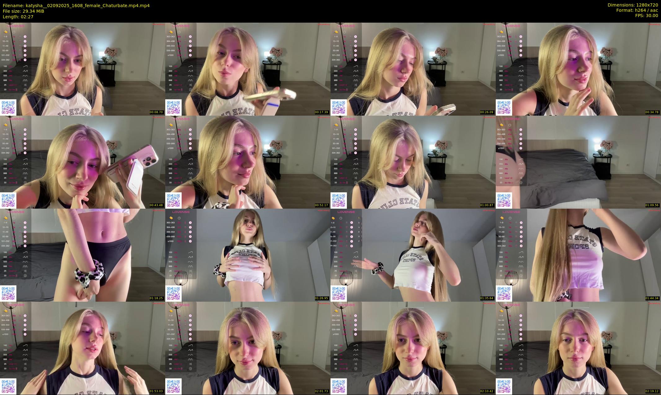 katysha_ — 3 minute Chaturbate female cam show recording, 720p, Sep 2, 2025