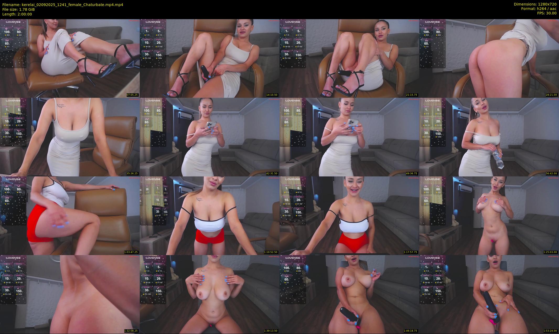 kerelai — 120 minute Chaturbate female cam show recording, 720p, Sep 2, 2025