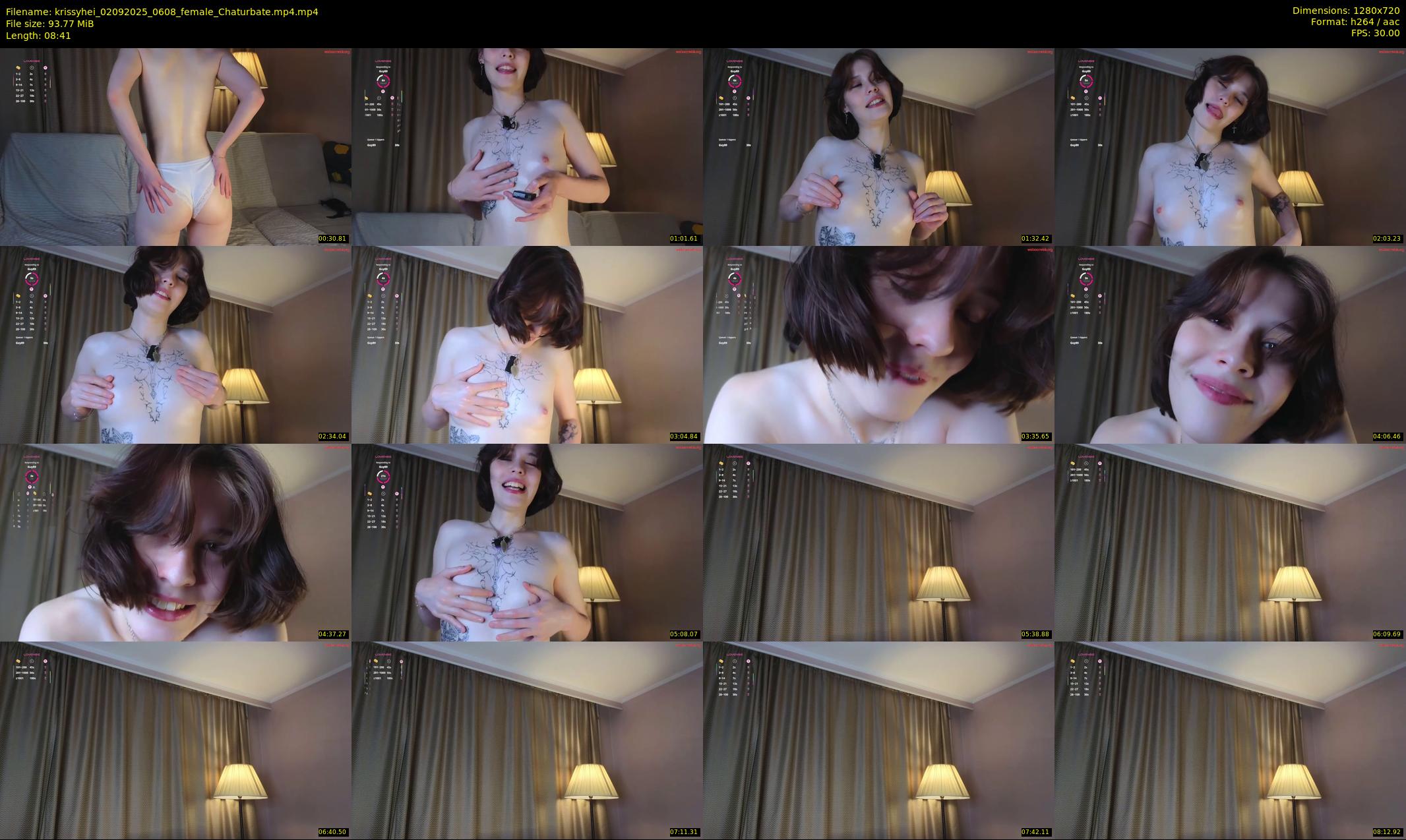 krissyhei — 9 minute Chaturbate female cam show recording, 720p, Sep 2, 2025