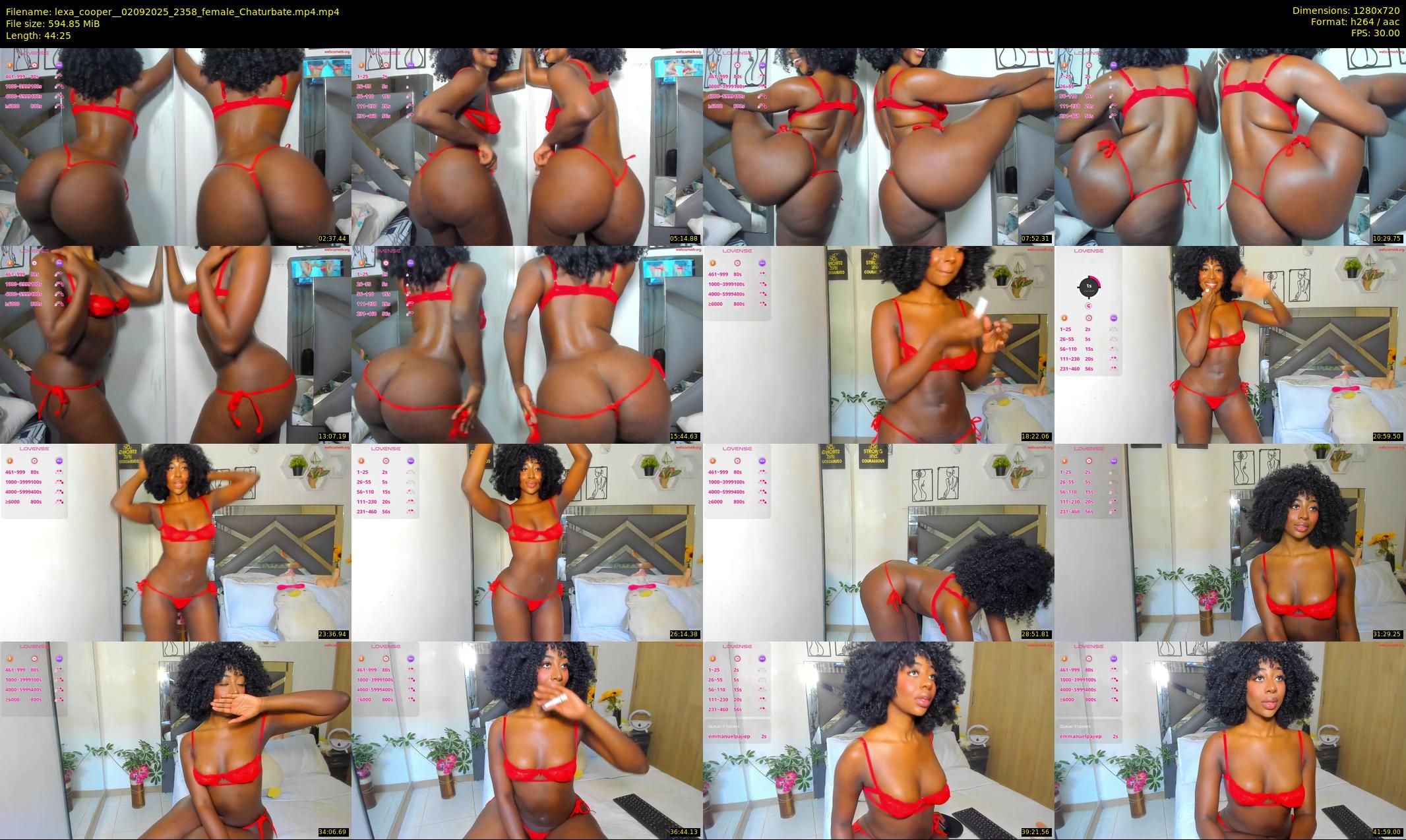 lexa_cooper_ — 45 minute Chaturbate female cam show recording, 720p, Sep 2, 2025