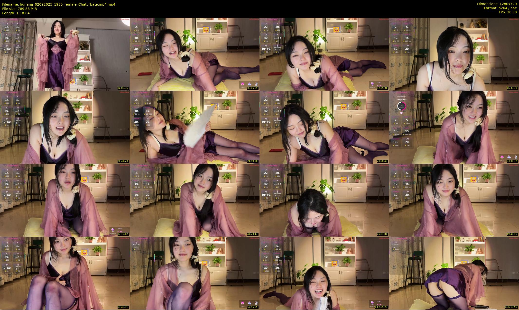 liunana — 71 minute Chaturbate female cam show recording, 720p, Sep 2, 2025