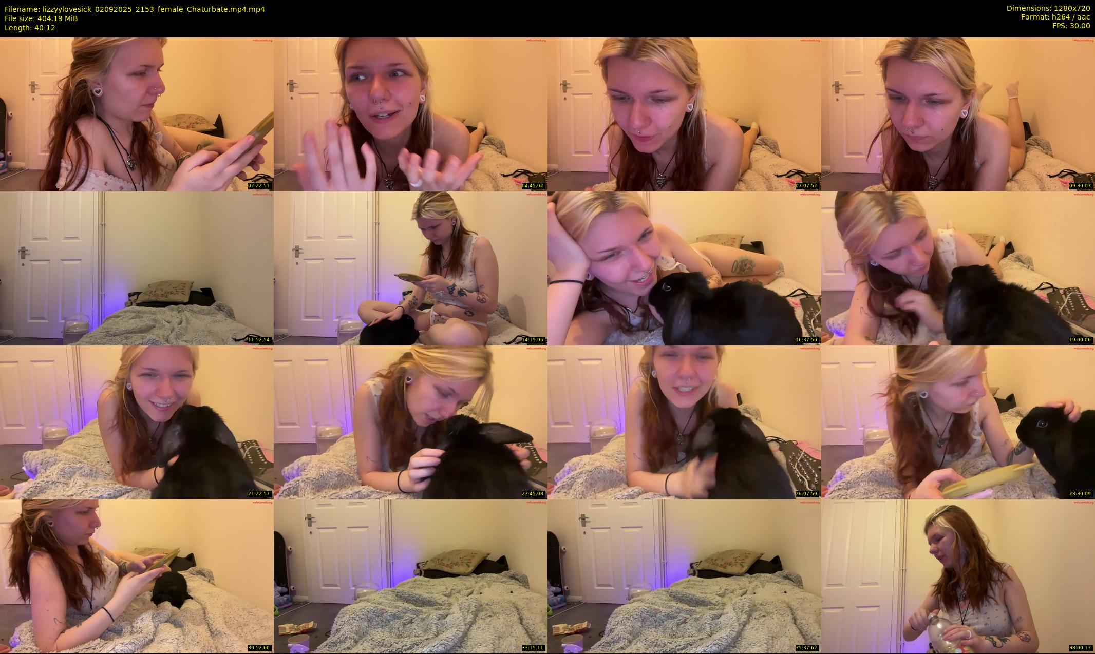 lizzyylovesick — 41 minute Chaturbate female cam show recording, 720p, Sep 2, 2025