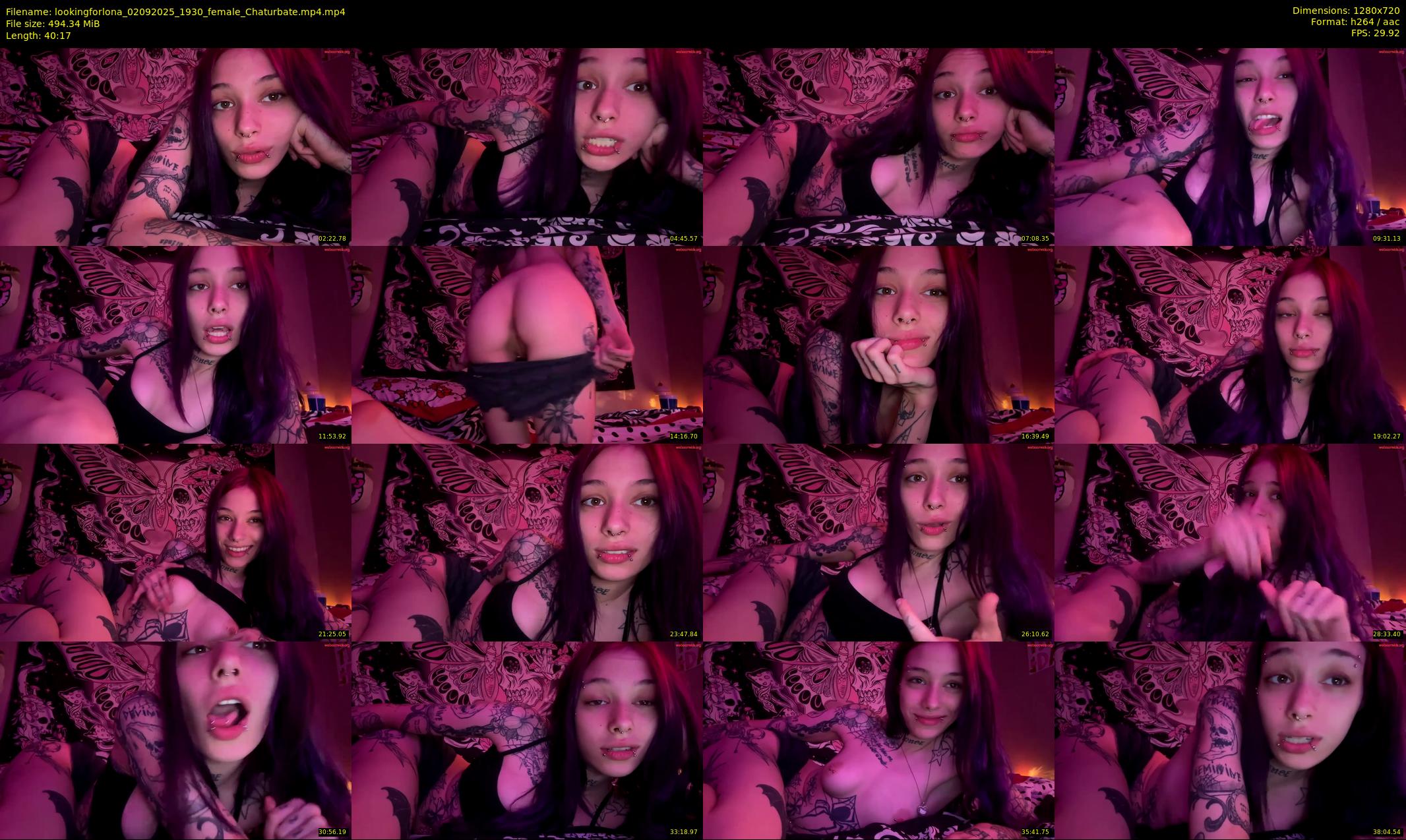 lookingforlona — 41 minute Chaturbate female cam show recording, 720p, Sep 2, 2025
