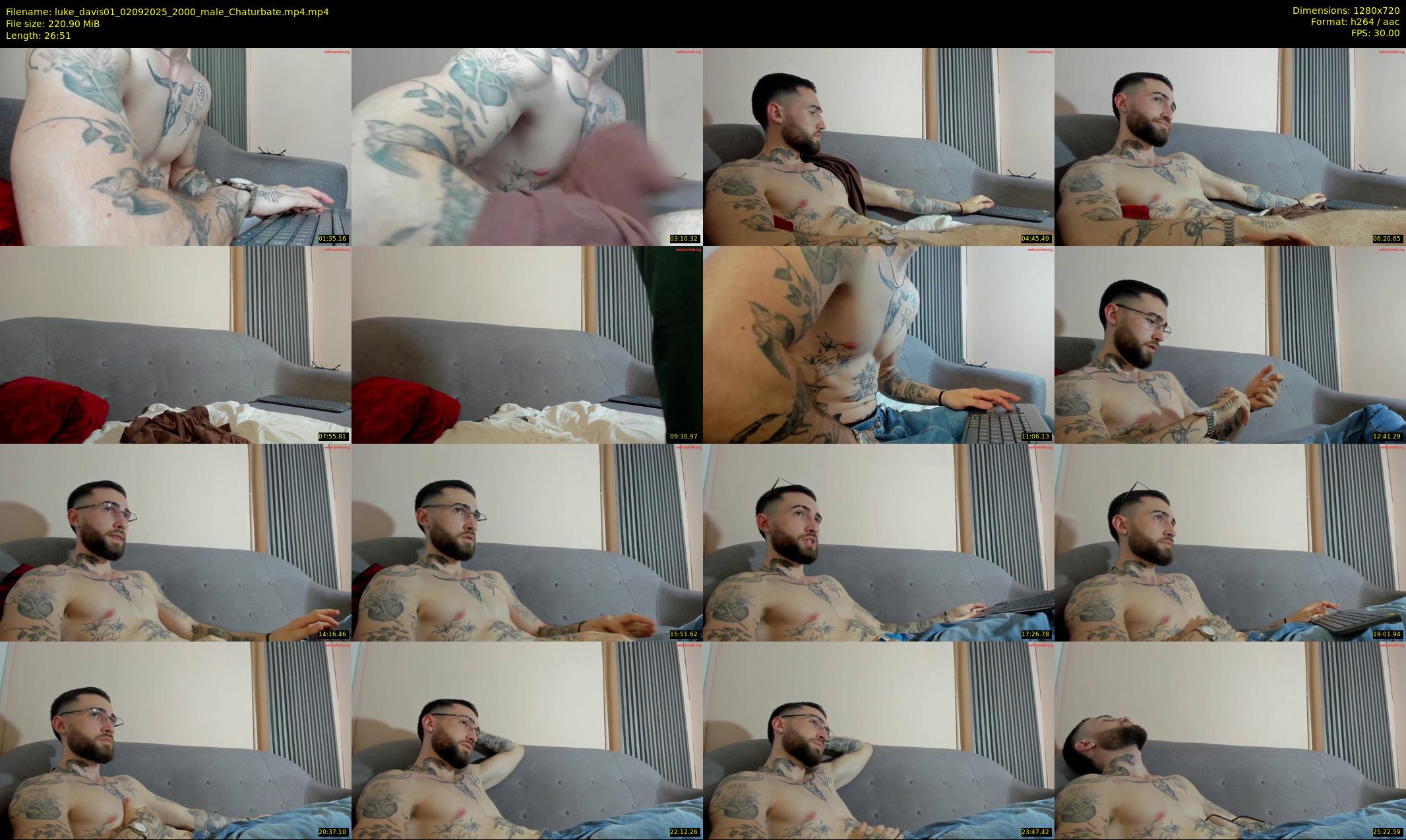 luke_davis01 — 27 minute Chaturbate male cam show recording, 720p, Sep 2, 2025