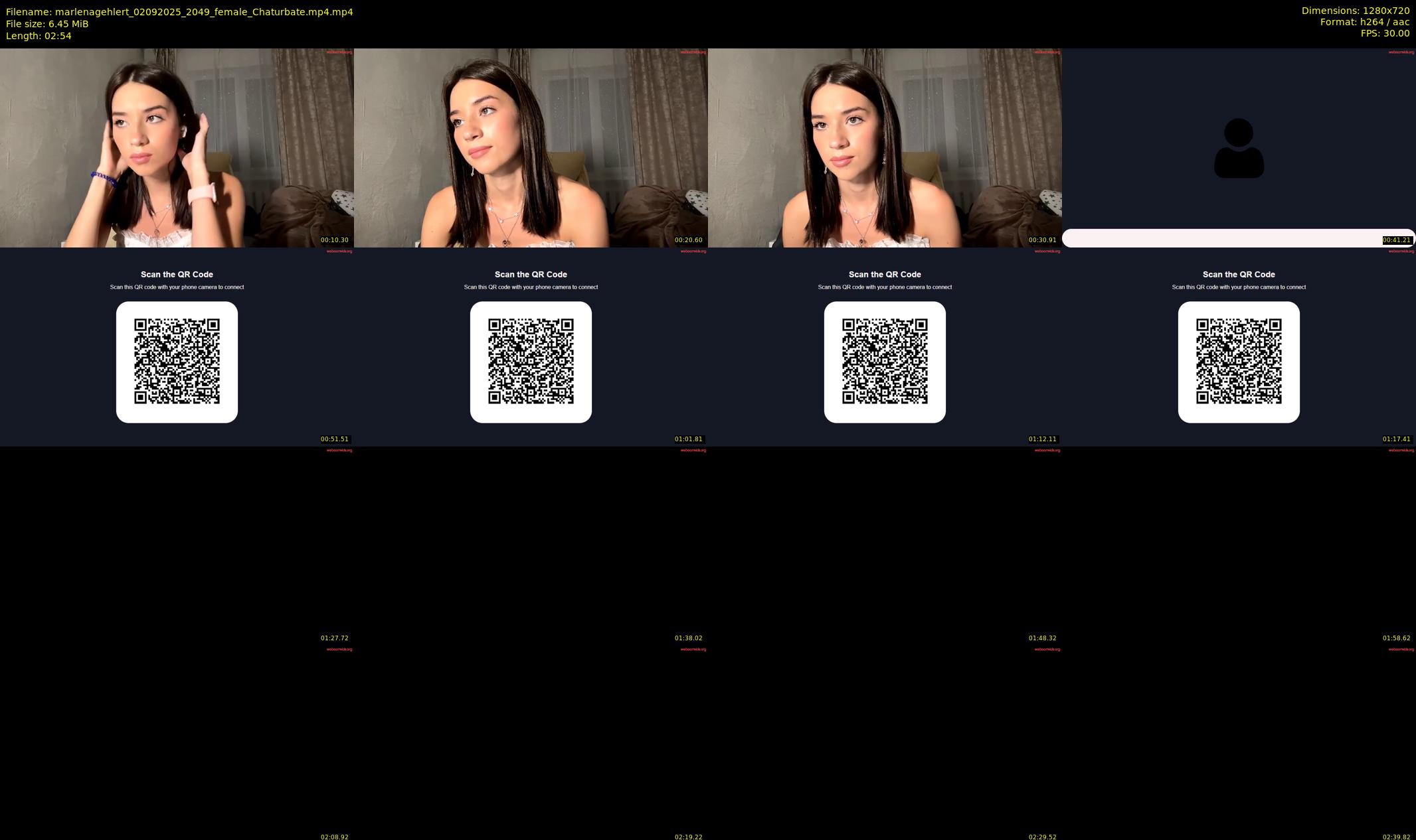 marlenagehlert — 3 minute Chaturbate female cam show recording, 720p, Sep 2, 2025