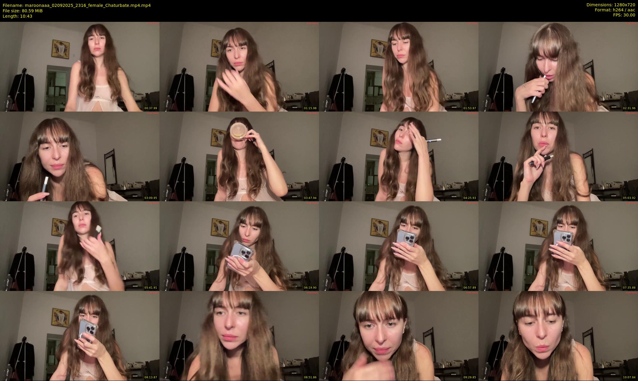 maroonaaa — 11 minute Chaturbate female cam show recording, 720p, Sep 2, 2025