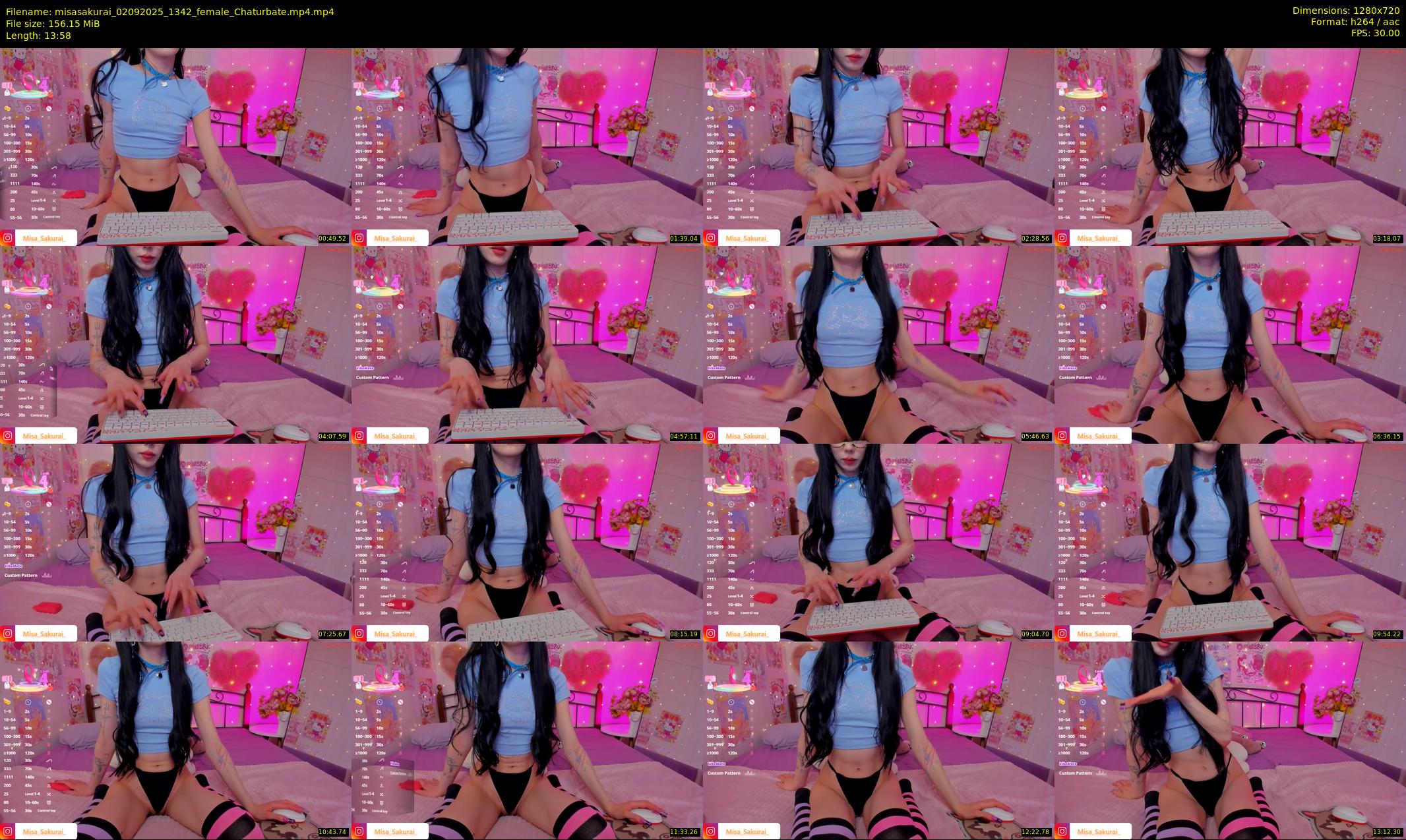 misasakurai — 14 minute Chaturbate female cam show recording, 720p, Sep 2, 2025