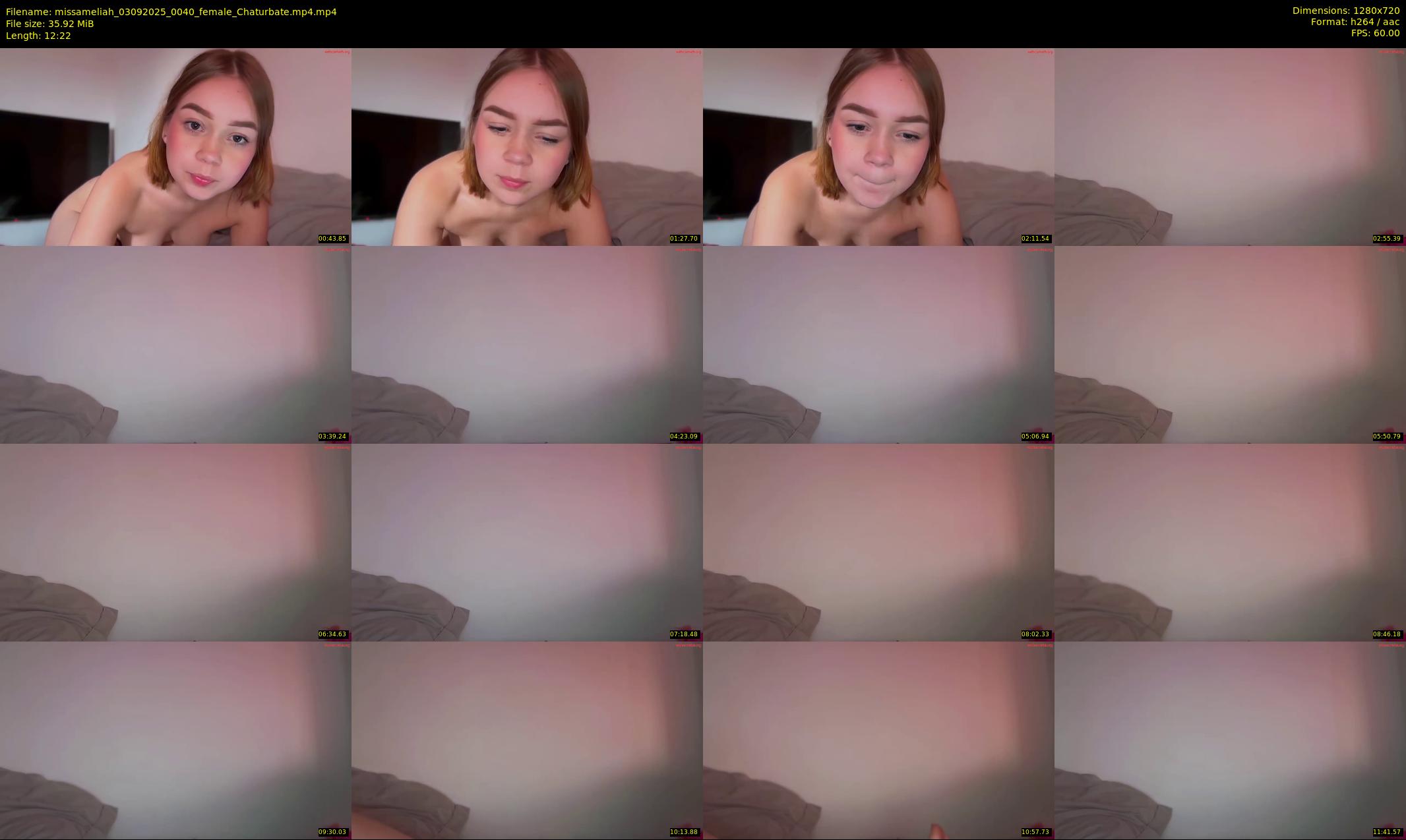 missameliah — 13 minute Chaturbate couple cam show recording, 720p, Sep 3, 2025