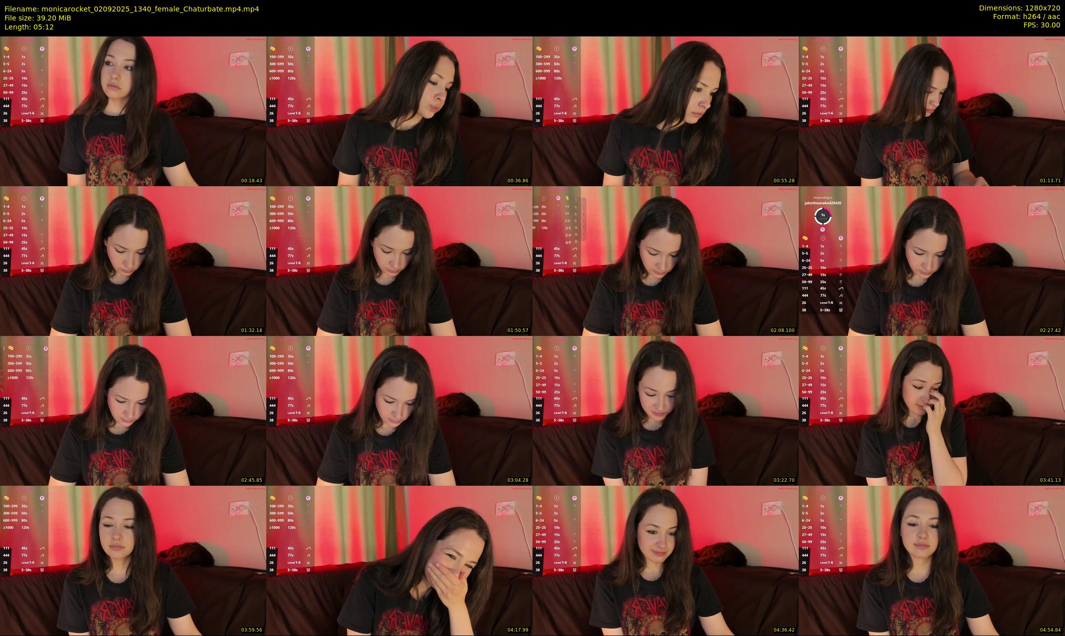 monicarocket — 6 minute Chaturbate female cam show recording, 720p, Sep 2, 2025