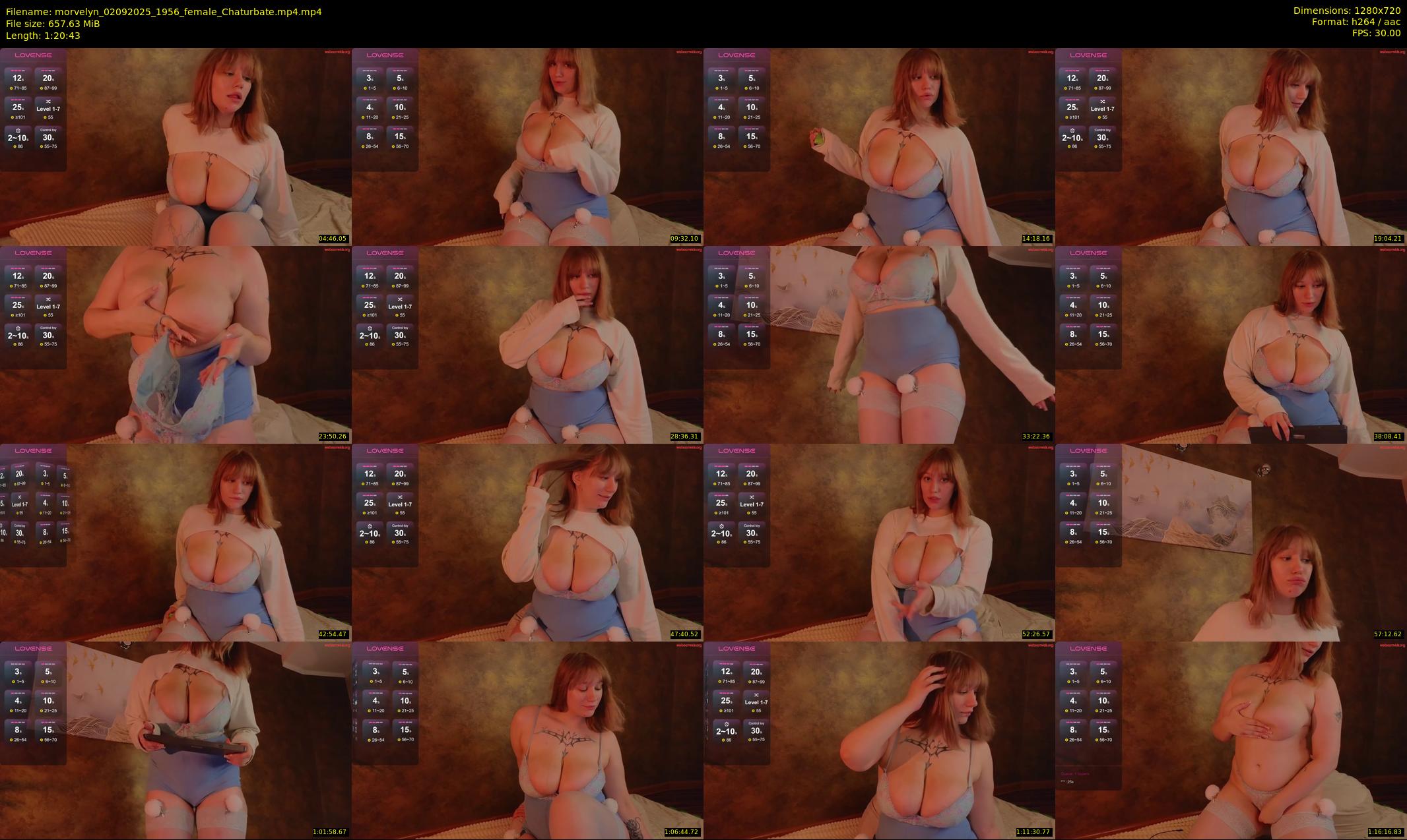 morvelyn — 81 minute Chaturbate female cam show recording, 720p, Sep 2, 2025