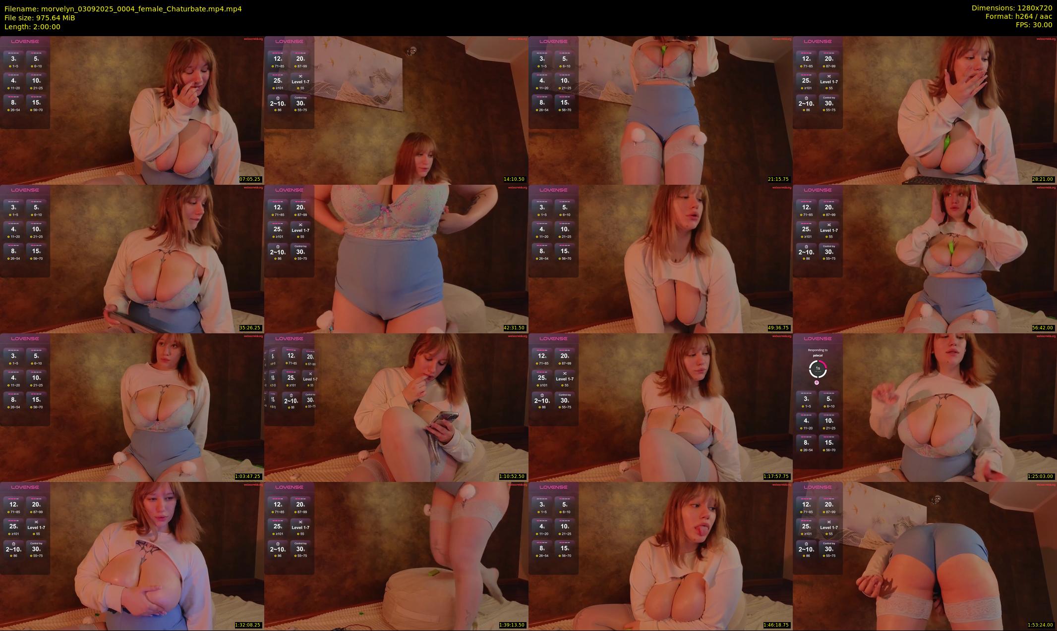 morvelyn — 120 minute Chaturbate female cam show recording, 720p, Sep 3, 2025